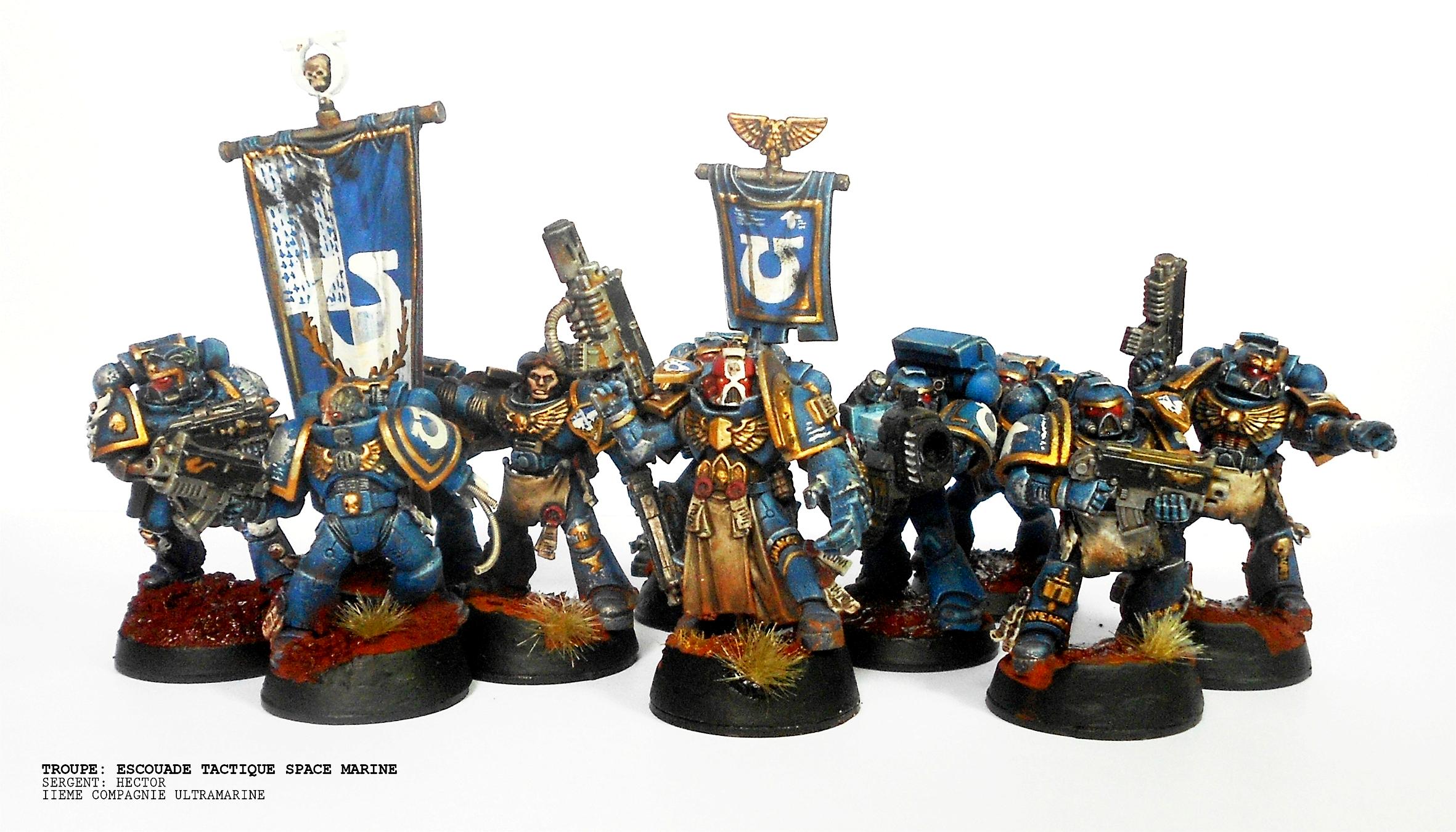 Space Marines, Ultramarines, Weathered