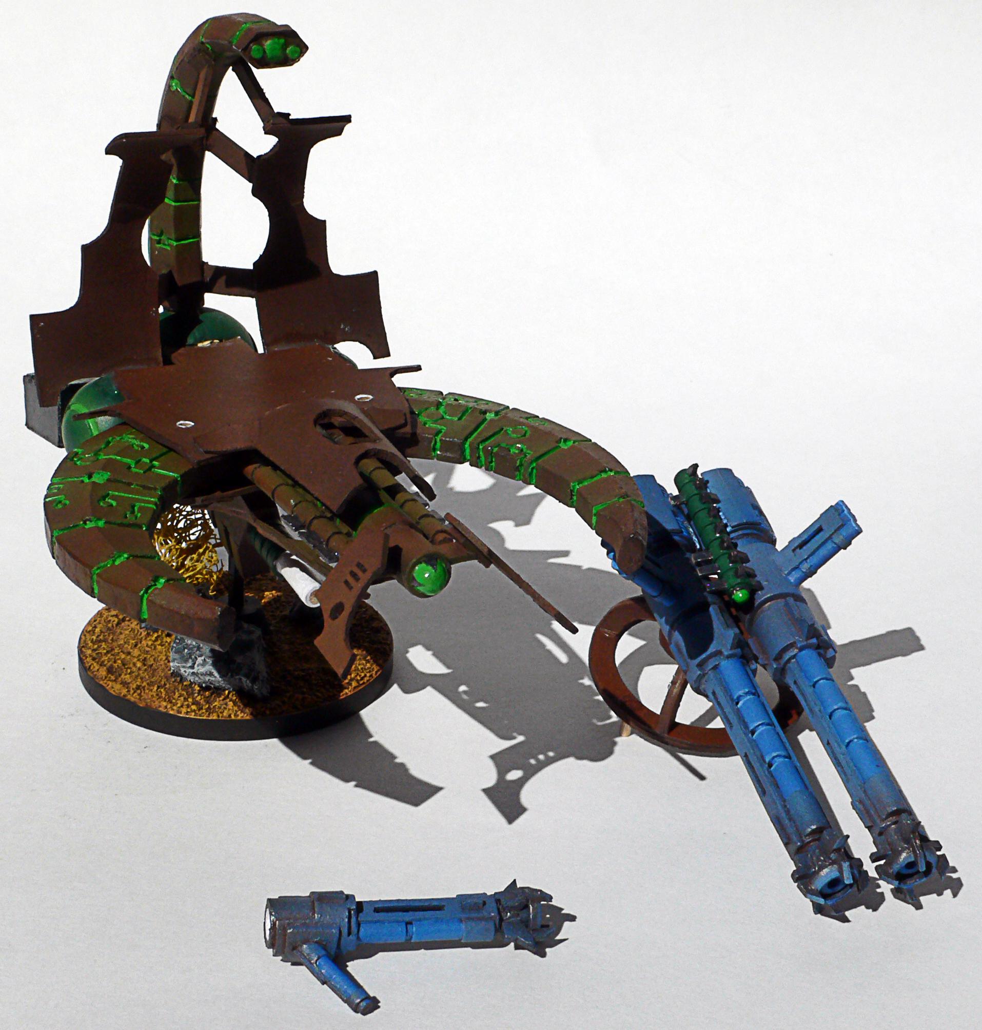 Annihilation Barge, Necrons, Paper, Scratch