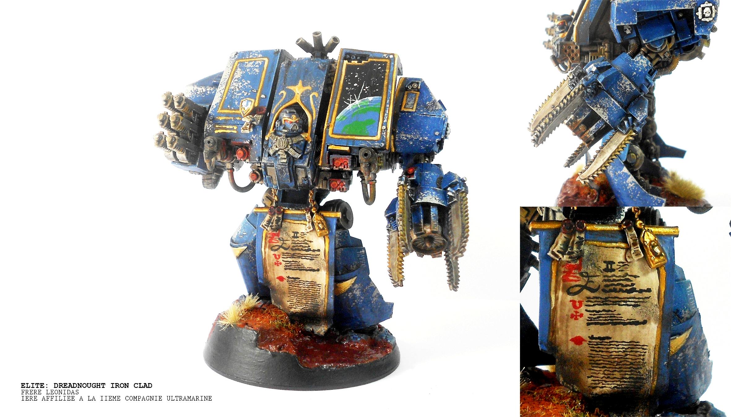 Dreadnought, Over Sized Dreadnought, Space Marines, Ultramarines