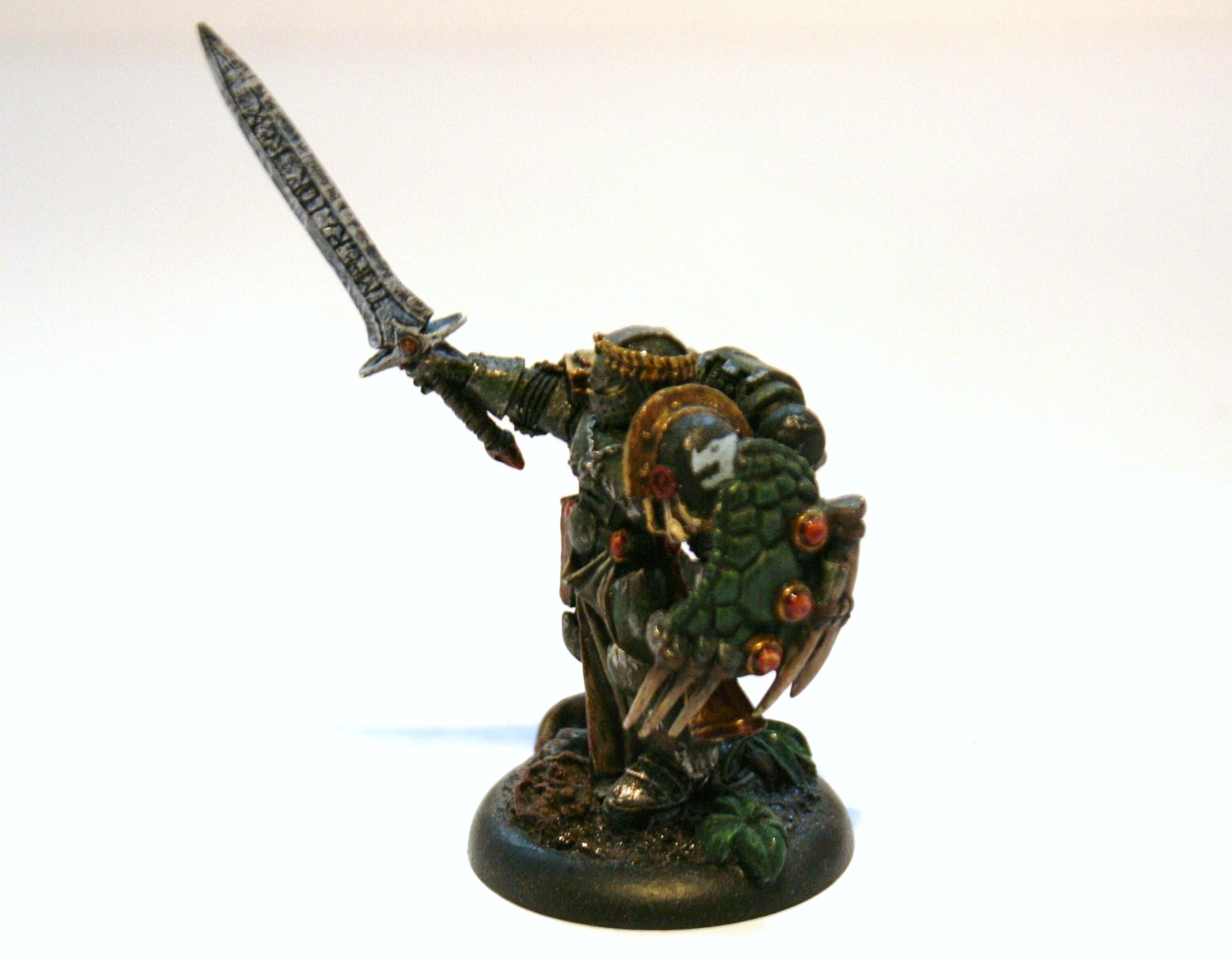 Green, Salamander, Space Marines