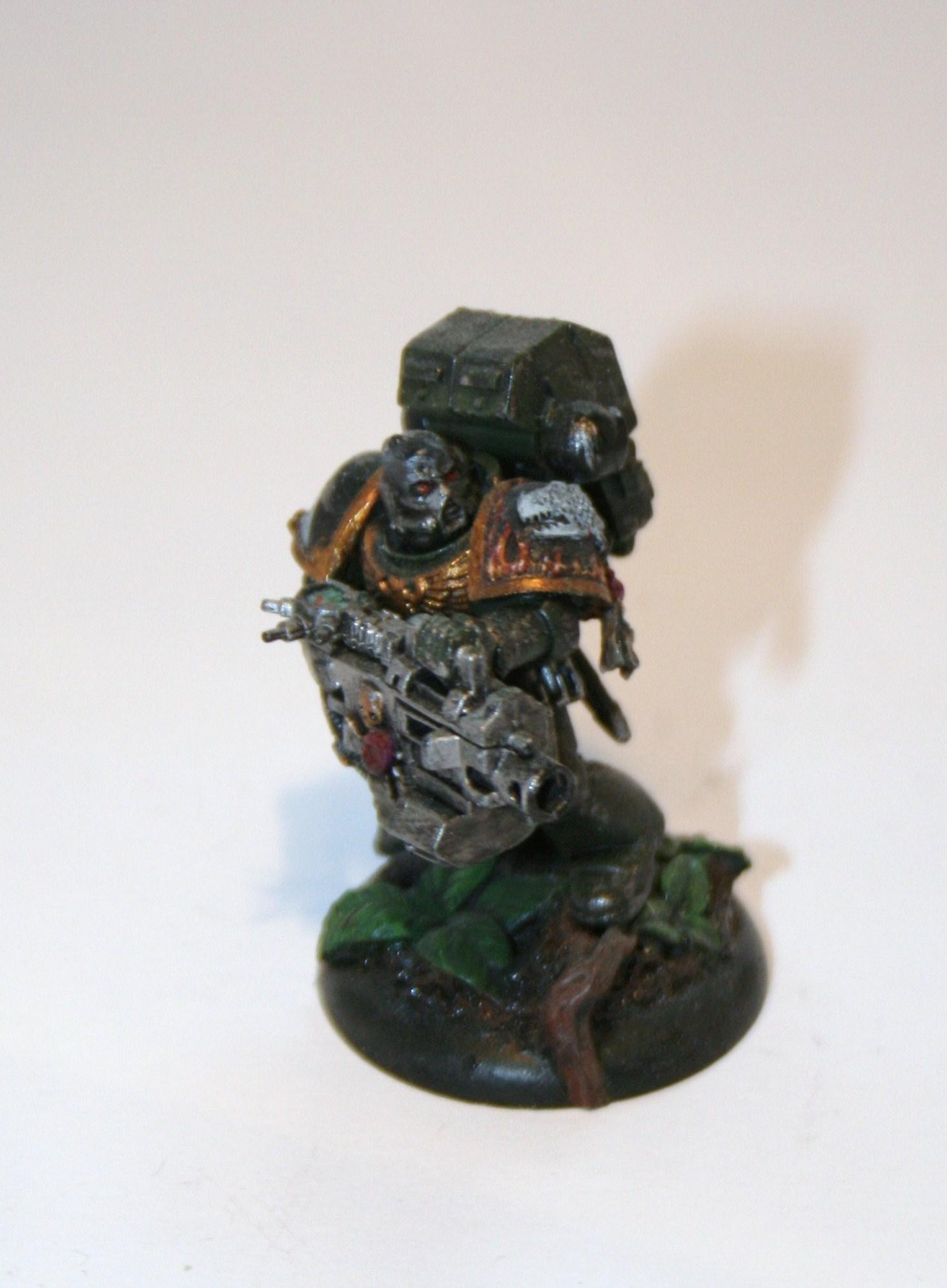 Green, Salamander, Space Marines