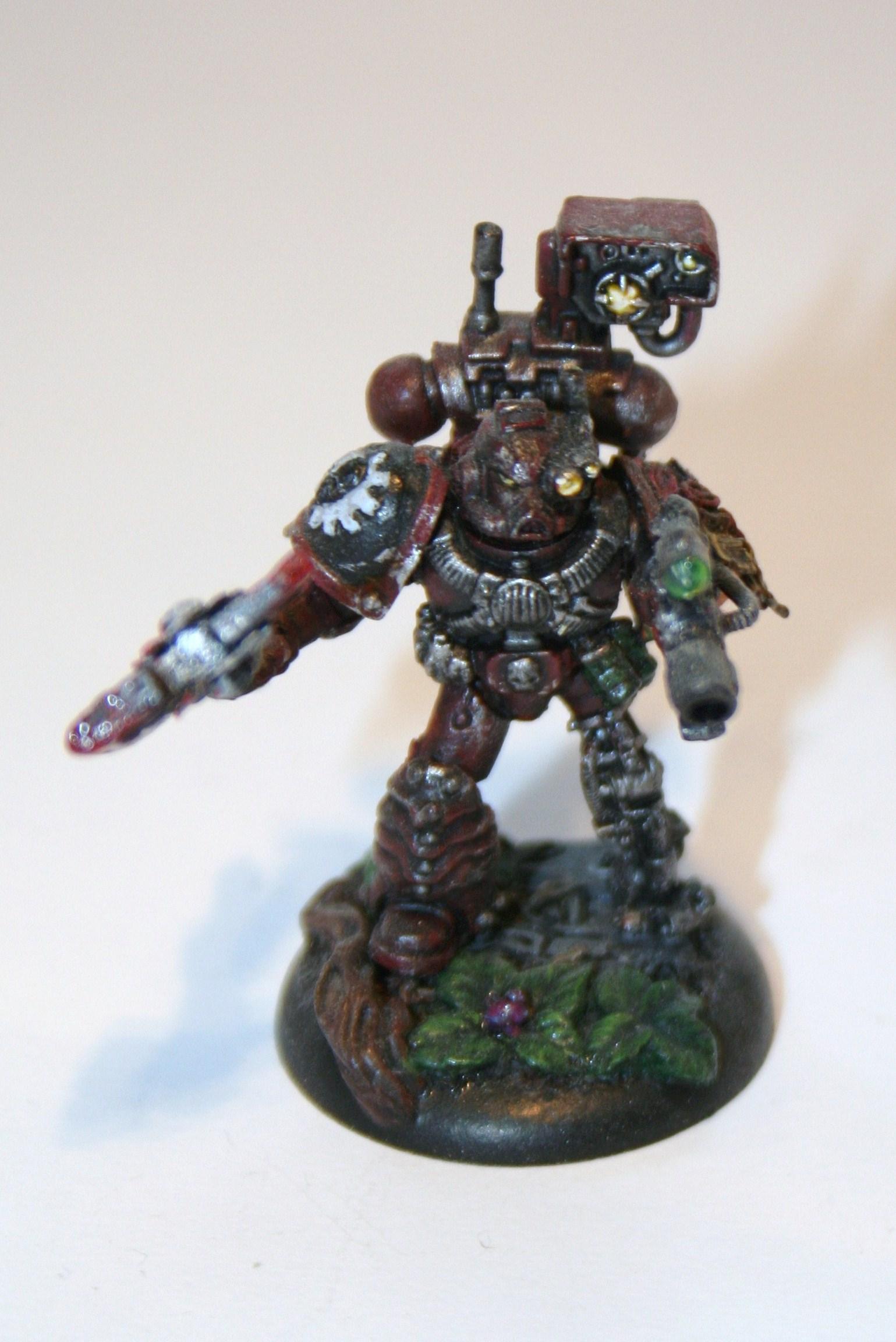 Green, Salamander, Space Marines, Techmarine