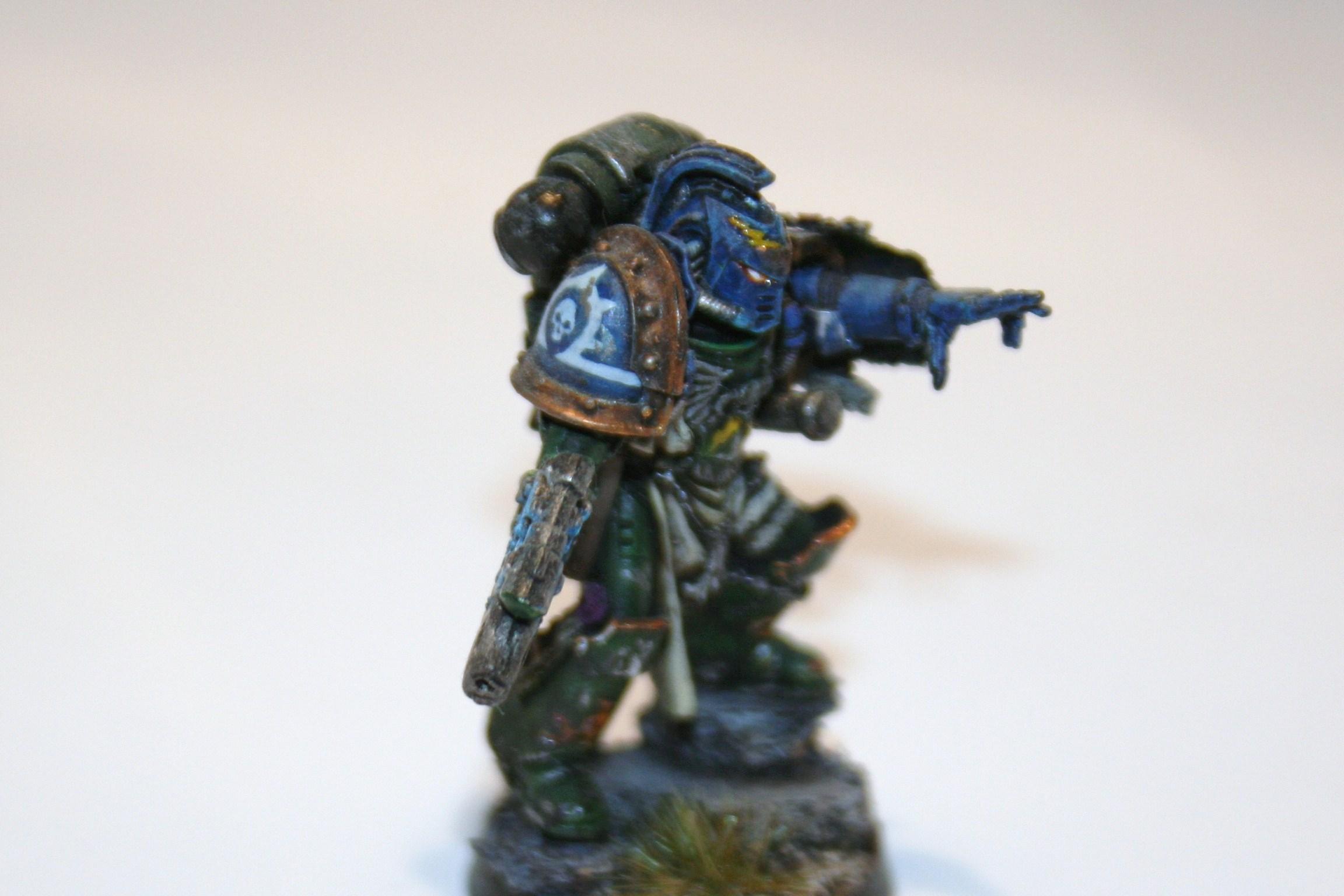 Green, Librarian, Salamander, Space Marines