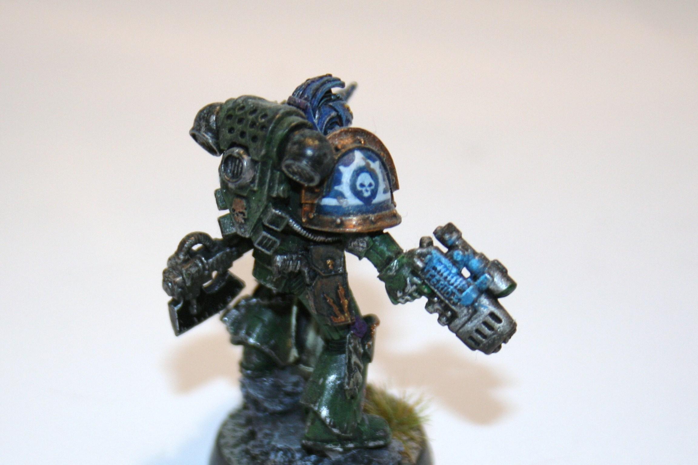Green, Librarian, Salamander, Space Marines