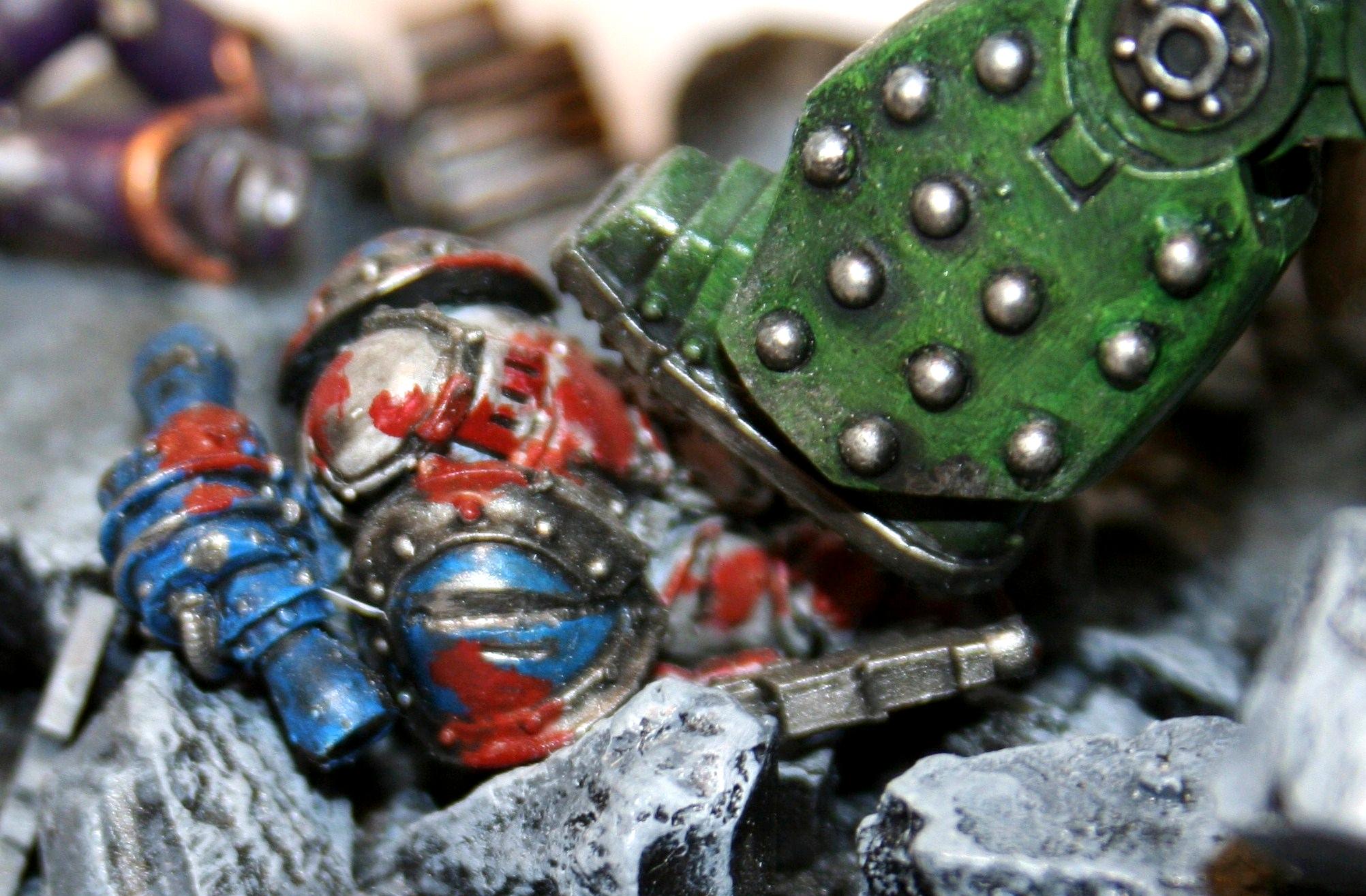 Chaos, Diorama, Emperor's Children, Istvaan 5, Salamanders, Space Marines, Traitor, World Eaters