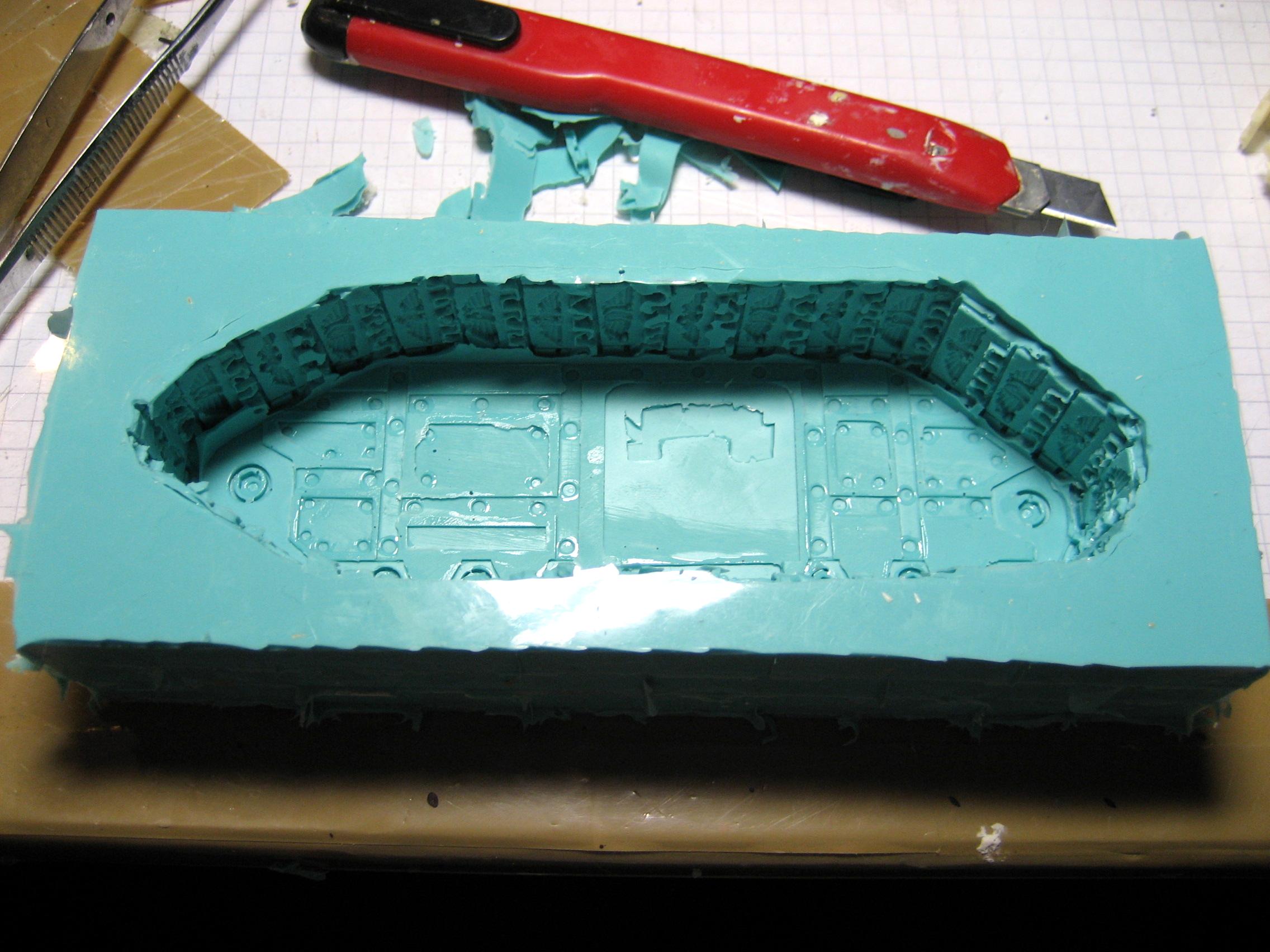 PONOS track section mold