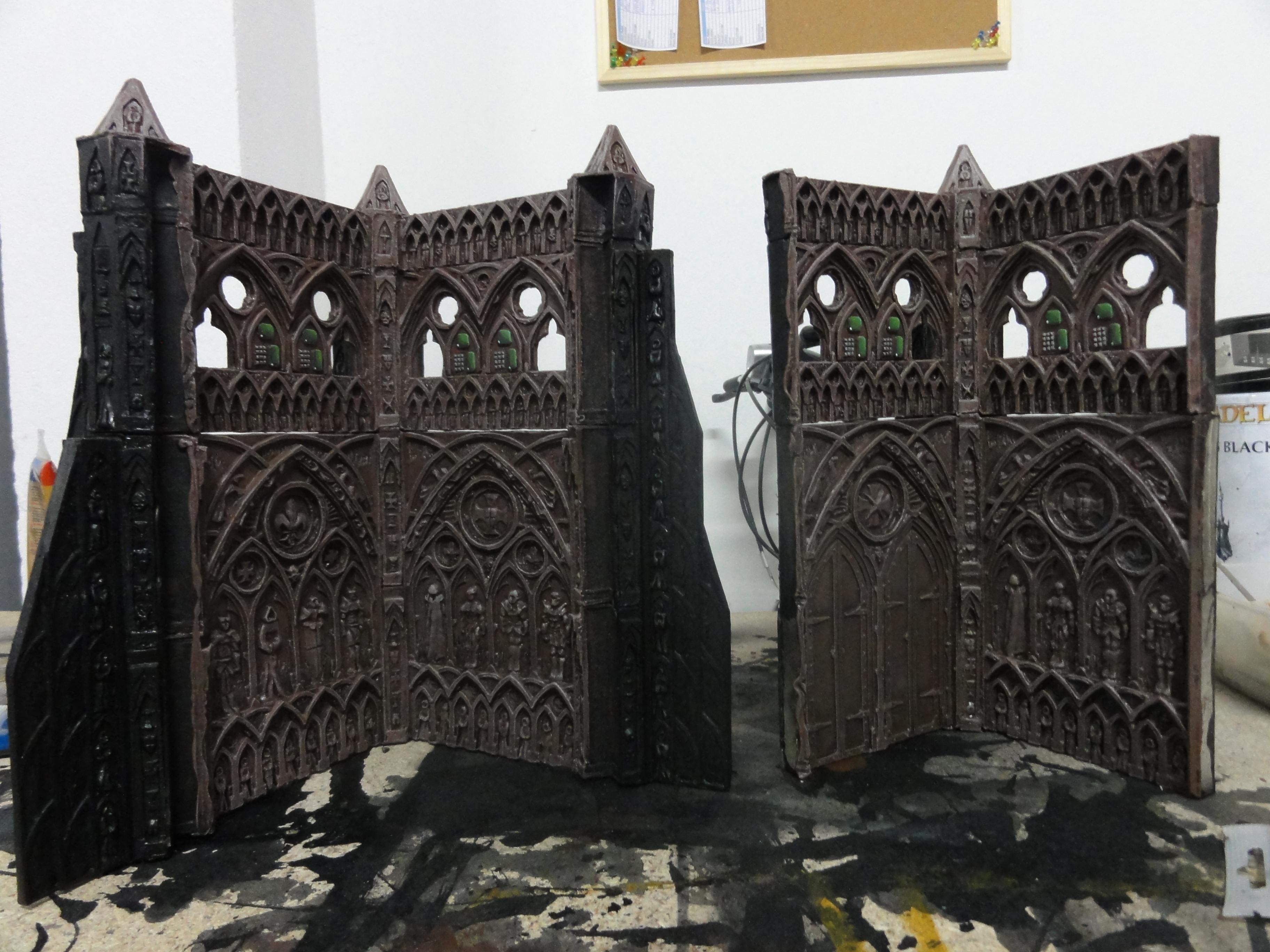 Work in progress of the interior of my gothic sentry tower