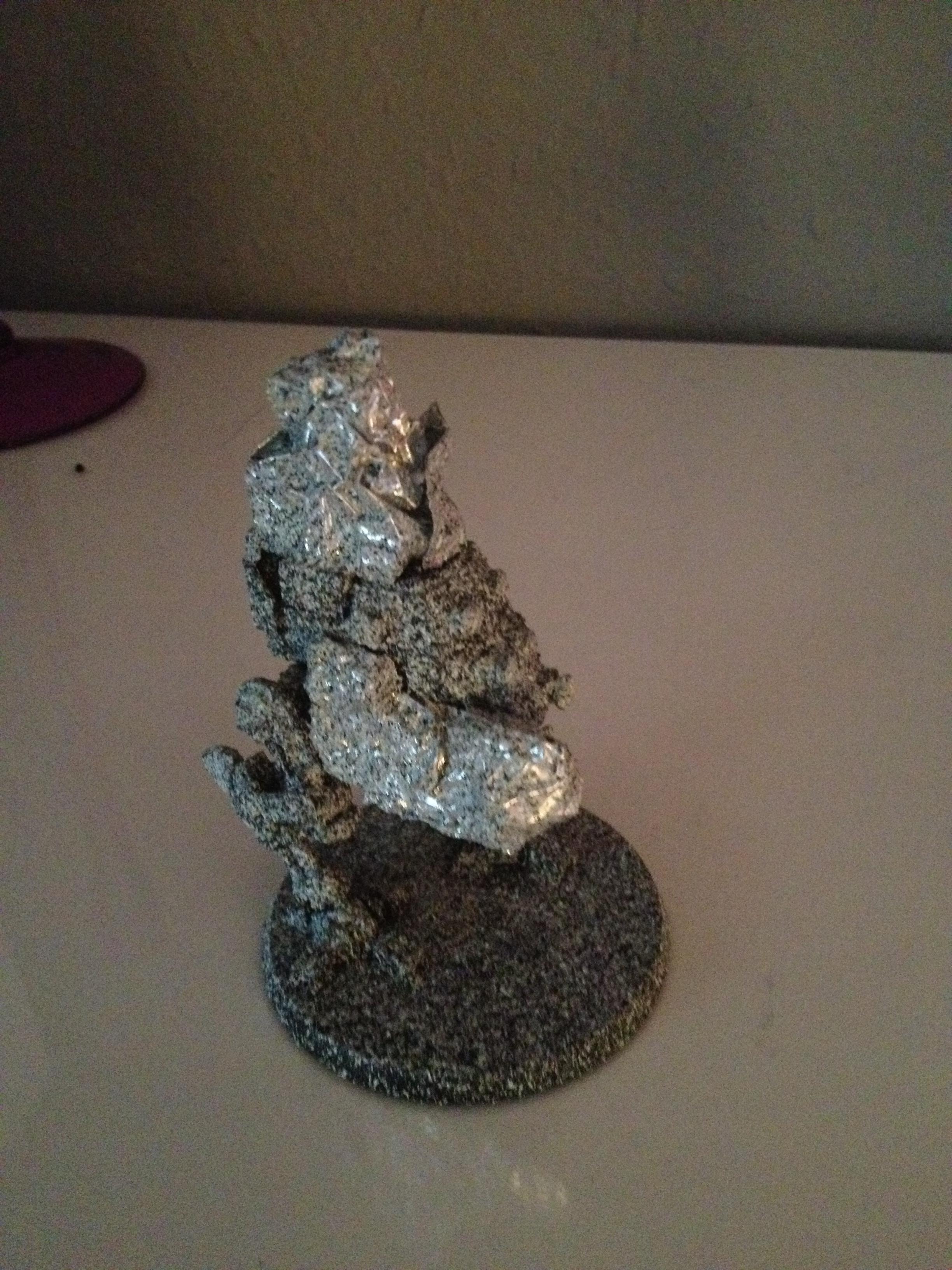 Ok so then I covered up some vehicles using tin foil for large areas and white tac for the smaller detail areas