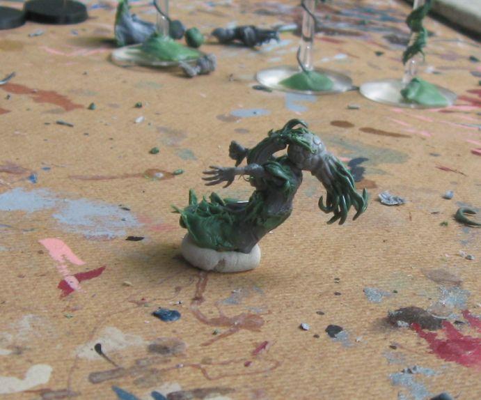 Chaos, Chaos Daemons, Conversion, Daemons, Flamers, Flamers Of Tzeentch, Harrowed