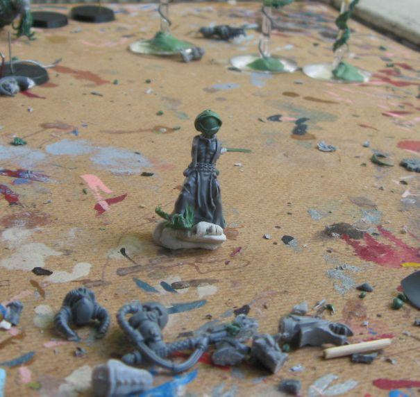 Chaos, Chaos Daemons, Conversion, Daemons, Flamers, Flamers Of Tzeentch, Harrowed