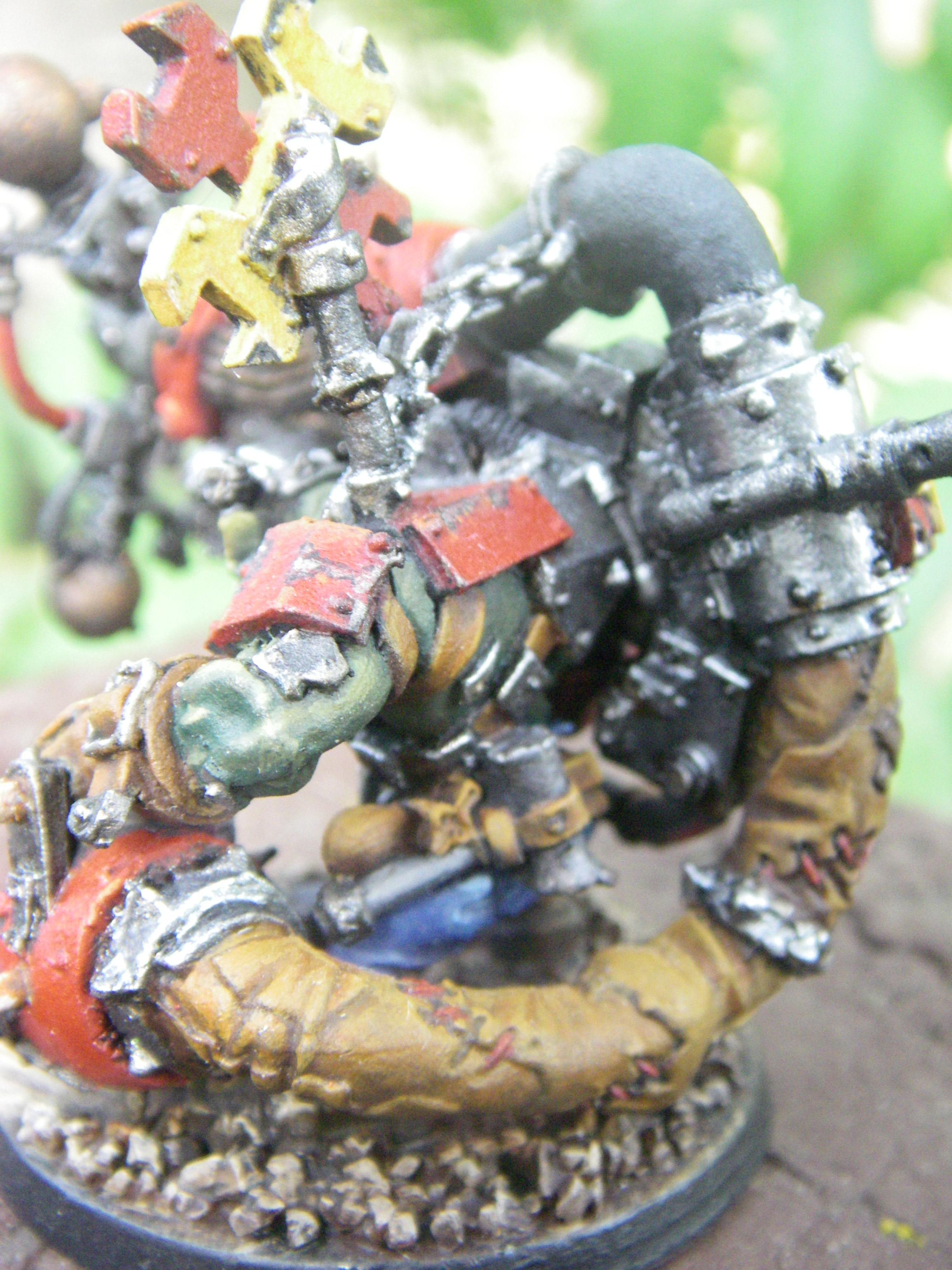 Big Mek, Ork Hq, Orks, Shokk Attack Gun