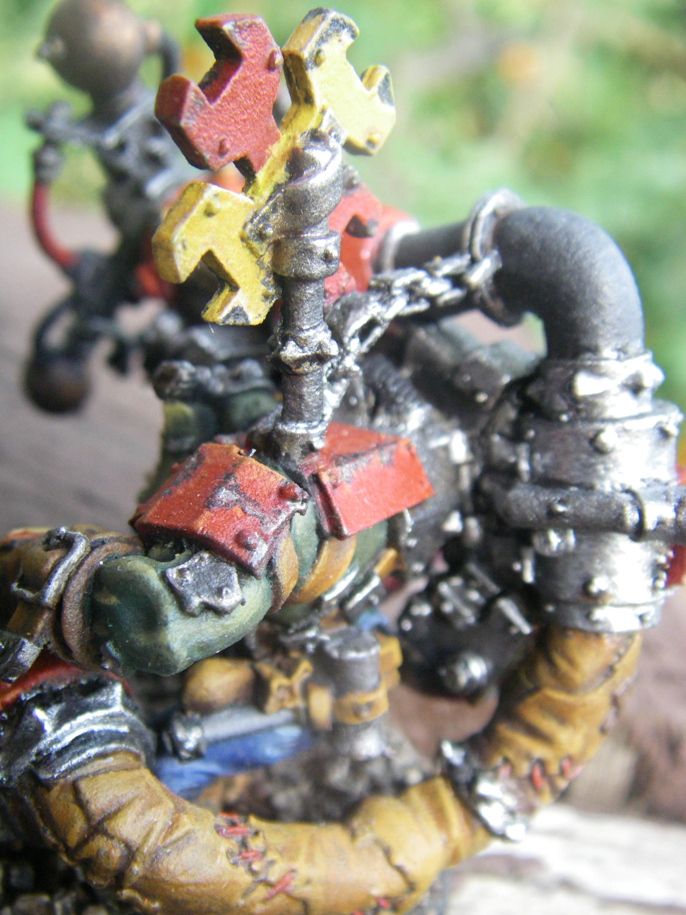 Big Mek, Ork Hq, Orks, Shokk Attack Gun