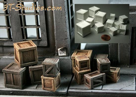 Resin Cast Crates