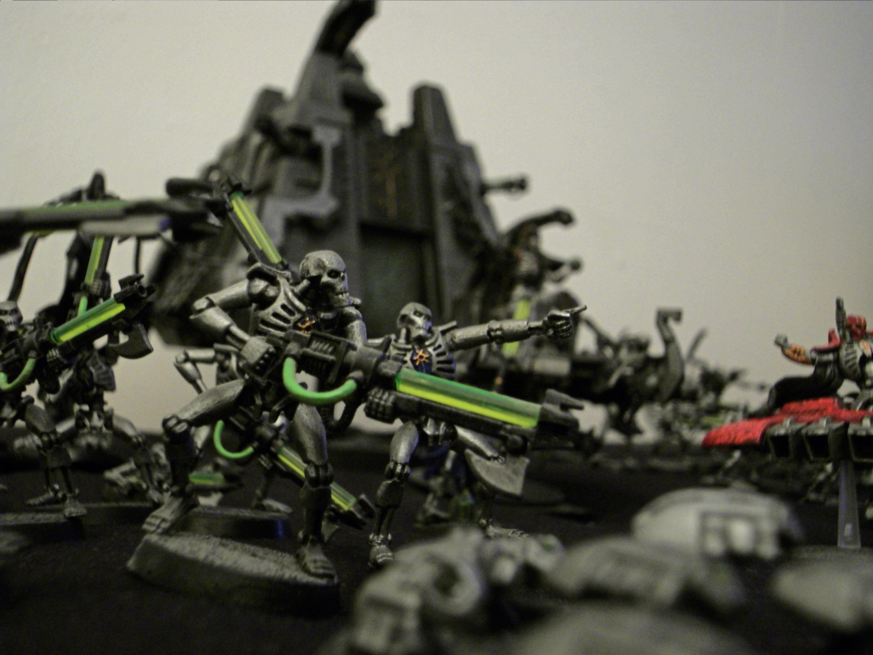 Army, Command Barge, Conversion, Destroyer, Immortals, Lord, Monolith, Necrons, Scarabs, Warhammer 40,000, Warhammer Fantasy, Warriors, Wraiths
