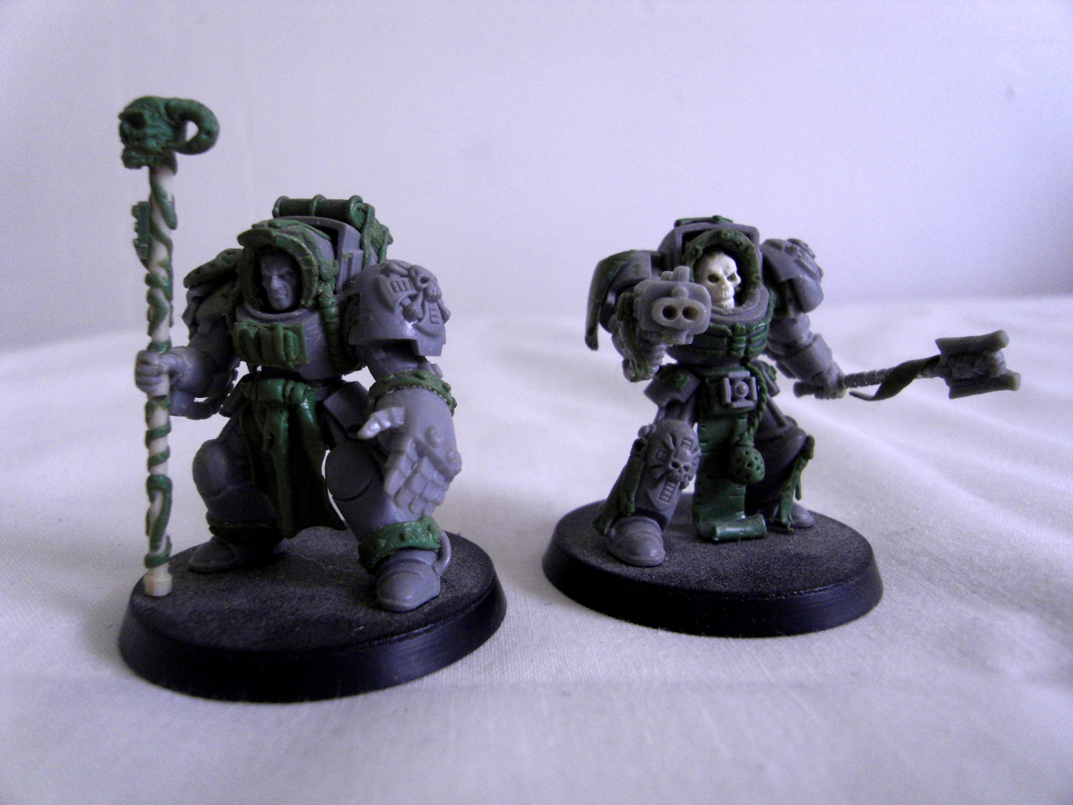 Chaplin, Greenstuff, Librarian, Sculpting, Space Marines, Terminator Armor