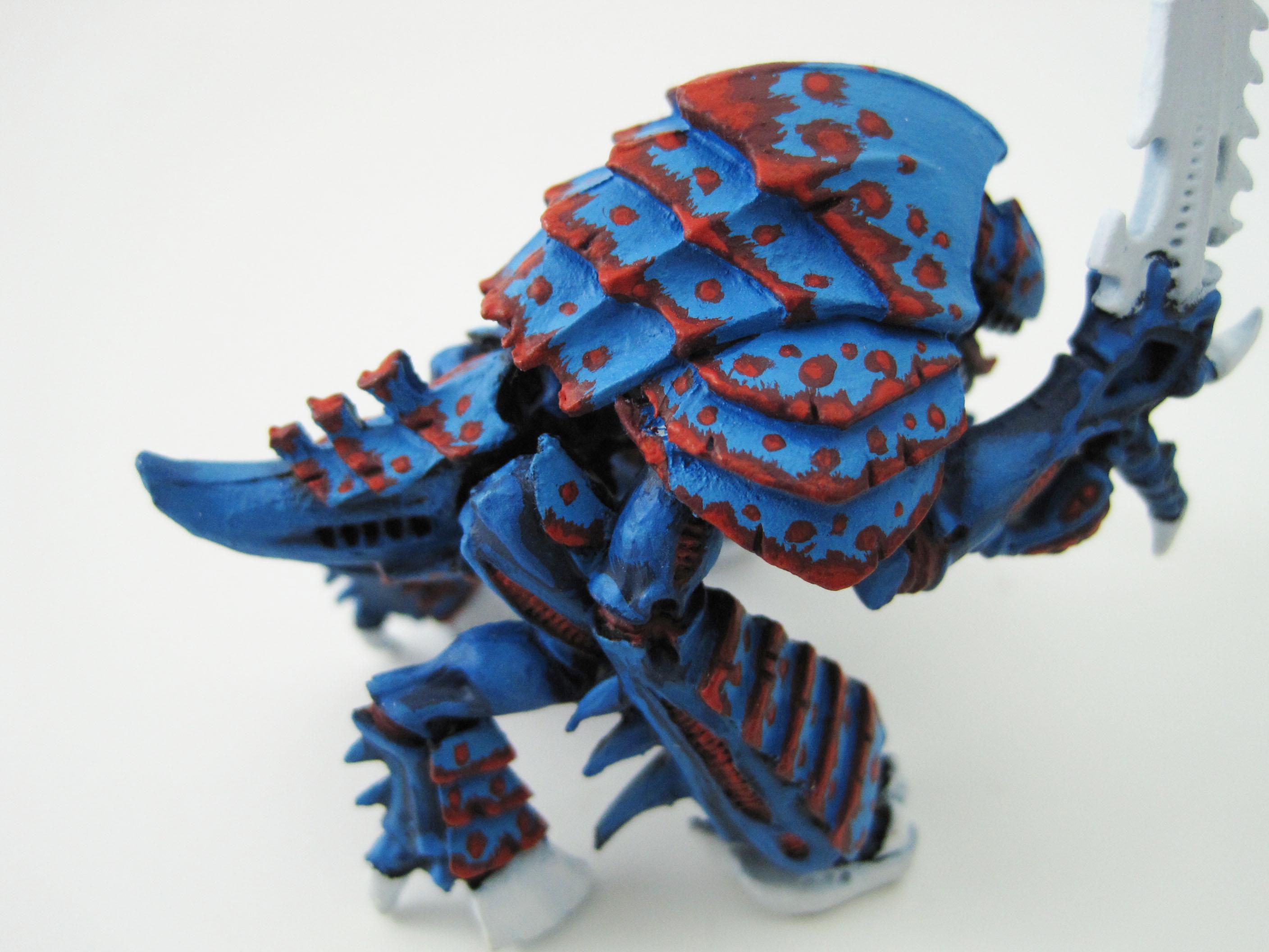 Blue, Guard, Kyogre, Red Carapace, Red Spots, Spot, Tyranids, Tyrant Guard, White Claws
