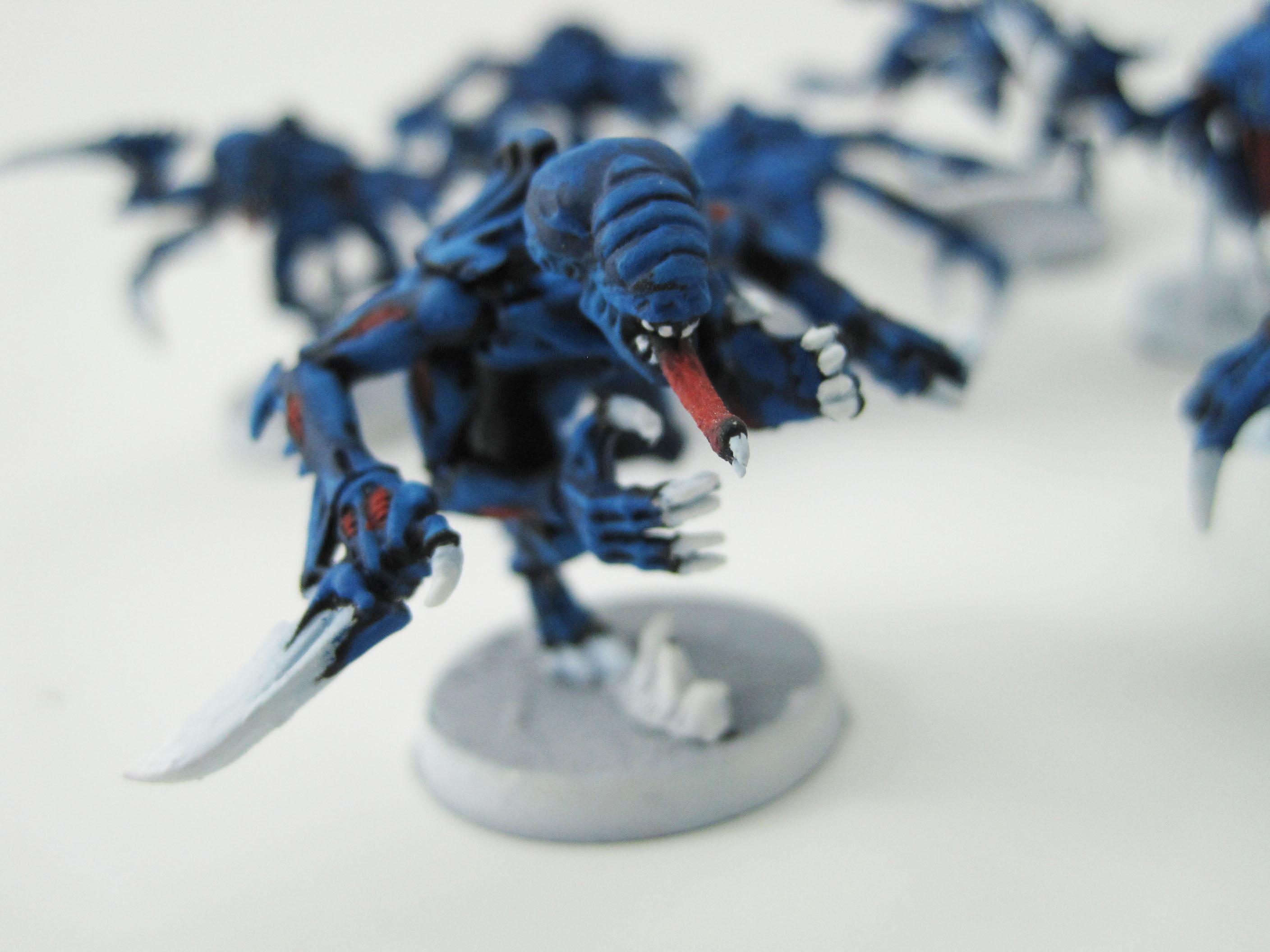Blue, Genestealer, Implant, Implant Attack, Kyogre, Red Carapace, Red Spots, Spot, Tyranids, White Claws