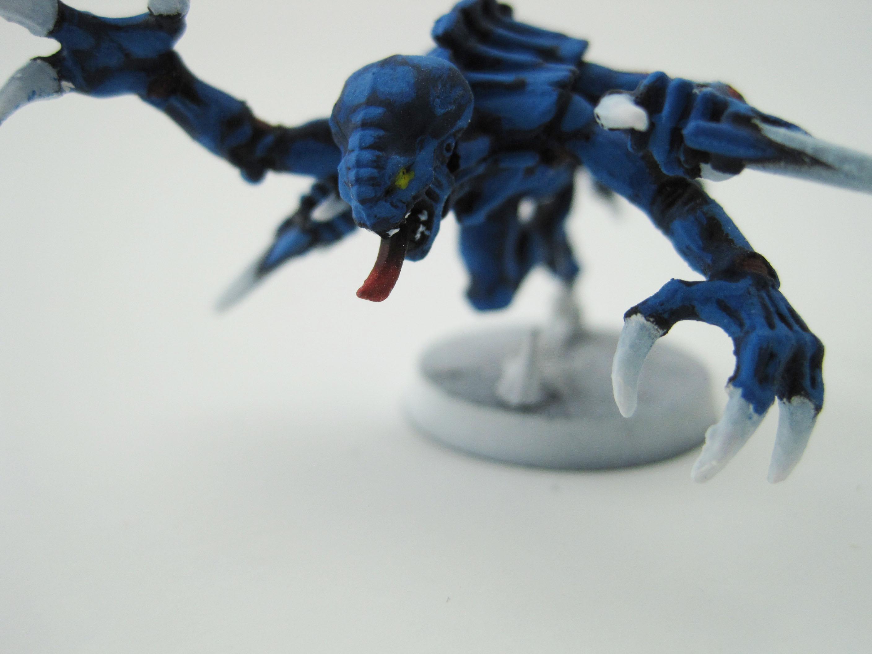 Blue, Genestealer, Kyogre, Red Carapace, Red Spots, Spot, Tyranids, White Claws