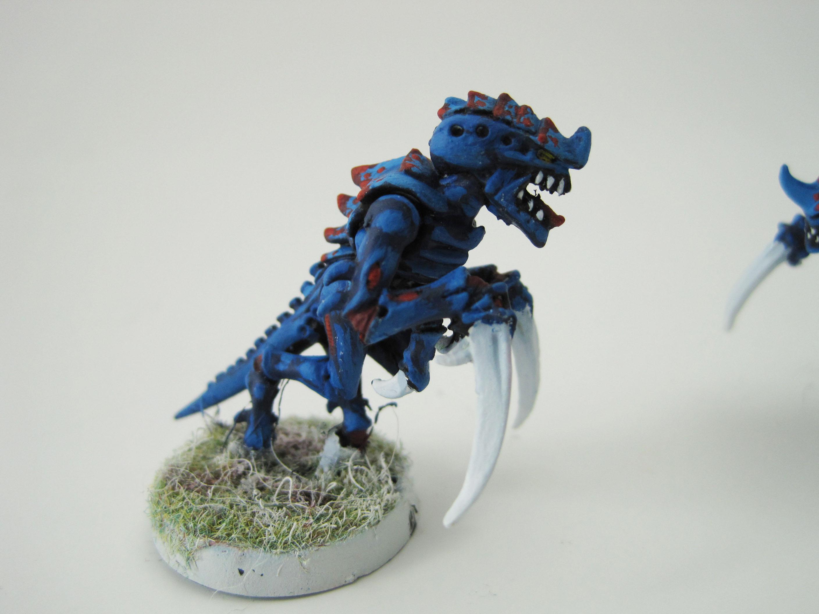 Blue, Hormagaunts, Kyogre, Red Carapace, Red Spots, Spot, Tyranids, White Claws