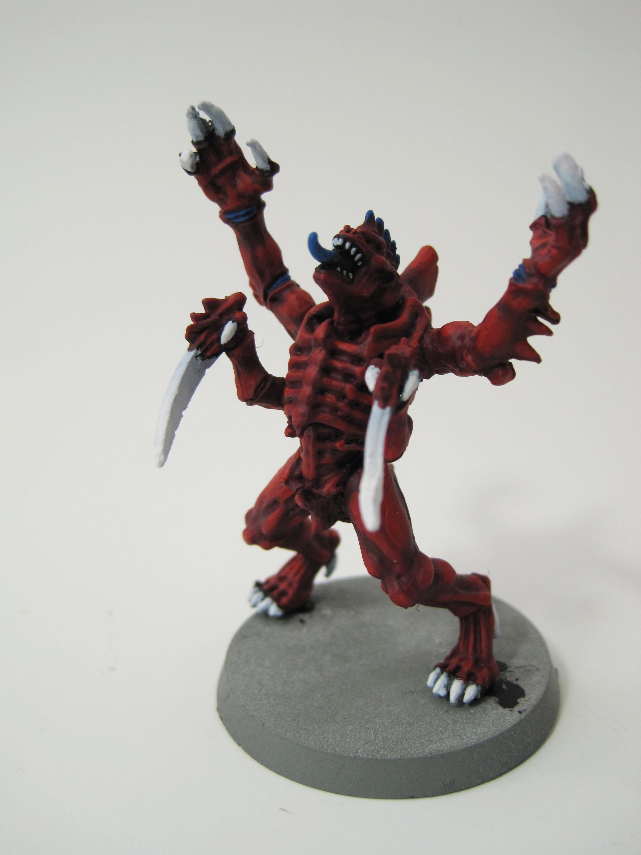 Blue, Broodlord, Kyogre, Red Broodlord, Red Carapace, Red Spots, Spot, Tyranids, White Claws