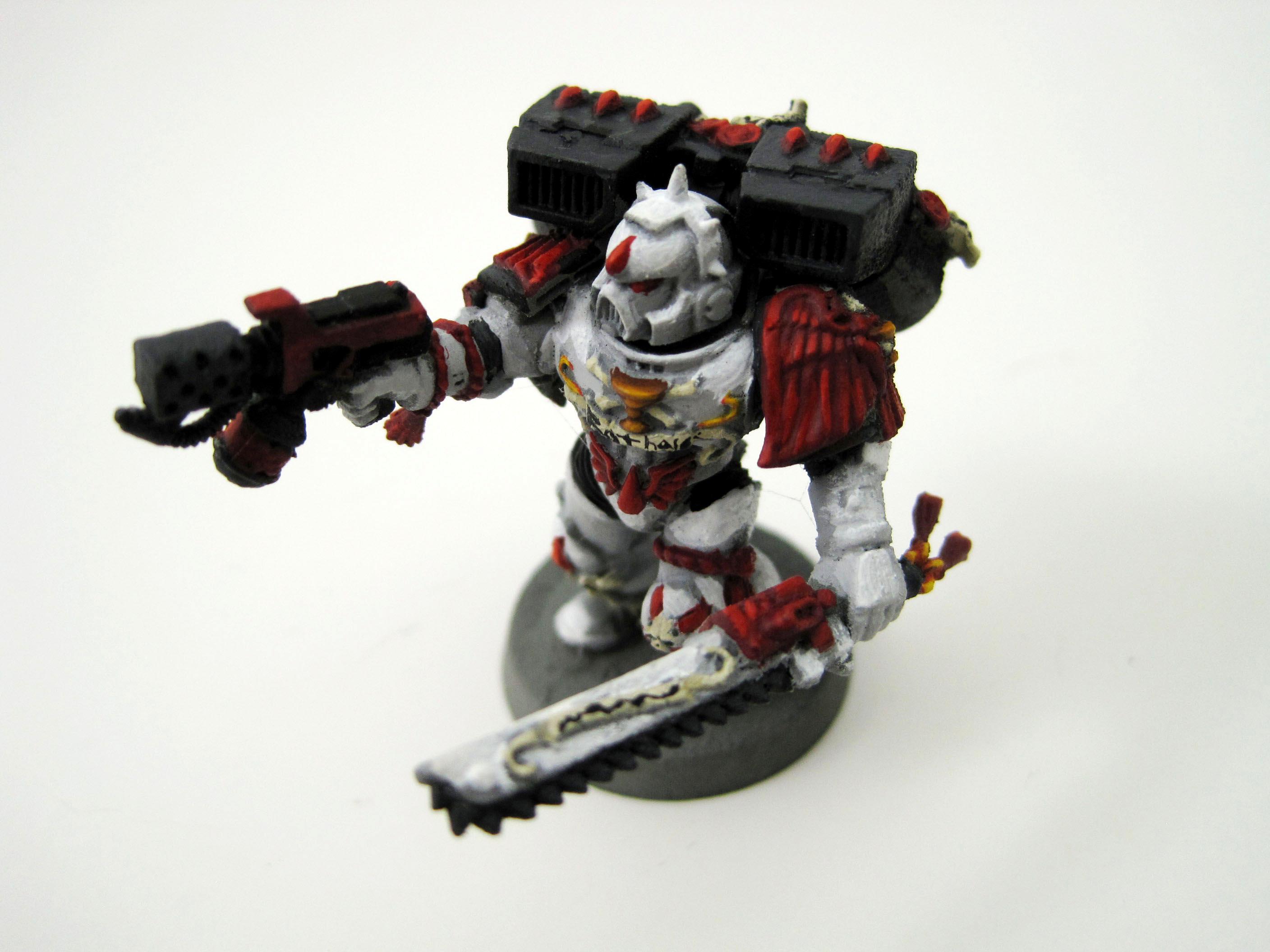 Angels Encarmine, Blood Angels, Chainsword, Company, Death, Death Company, White Death Company