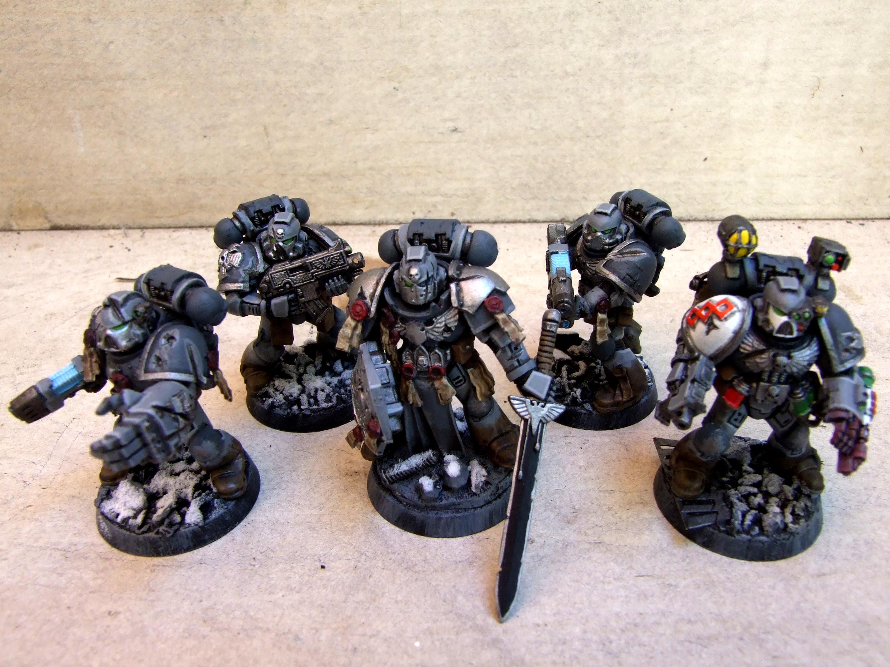 Command Squad, Space Marines, Stone Sentinels