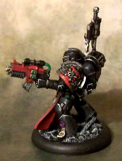 Dark Angels, Death Watch, Death Watch Marine, Freehand, Ordo Xenos, Space Marines