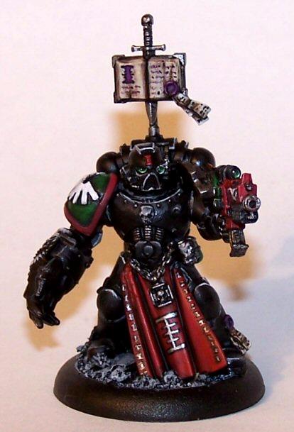 Dark Angels, Death Watch, Death Watch Marine, Freehand, Ordo Xenos, Space Marines