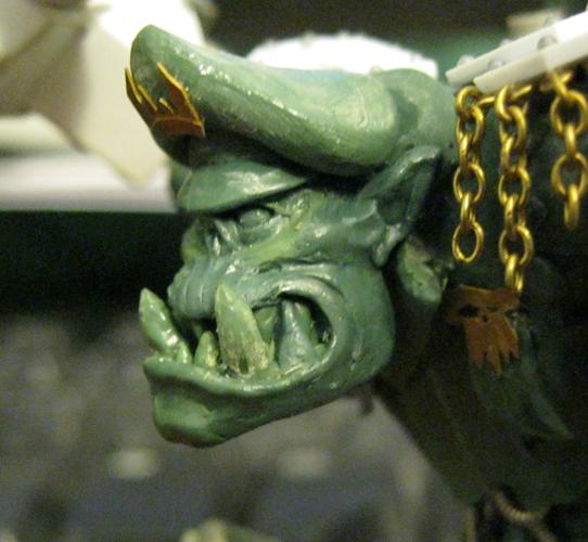 Greenstuff, Orks, Sculpting, Warboss, Warhammer 40,000