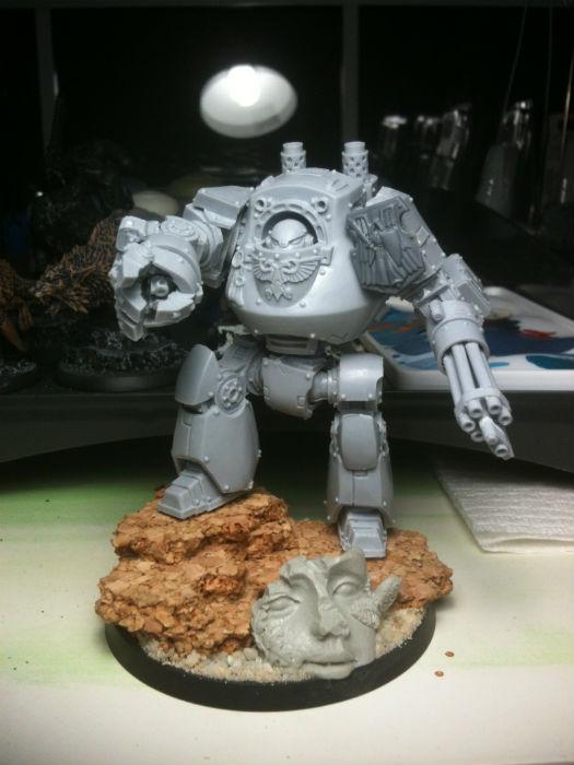 Dark Angels Contemptor Plain Pose