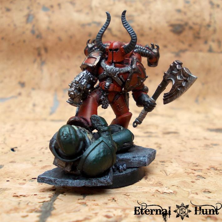 Chaos, Chaos Space Marines, Conversion, Dark Angels, Khorne, Markers, Objective Marker, Space Marines, Trophy, Warhammer 40,000, World Eaters