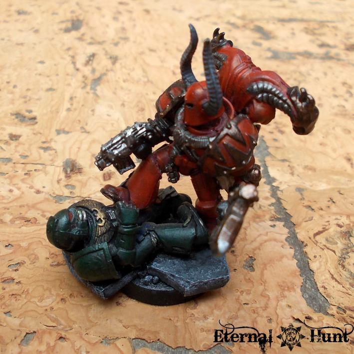 Chaos, Chaos Space Marines, Conversion, Dark Angels, Khorne, Markers, Objective Marker, Space Marines, Trophy, Warhammer 40,000, World Eaters