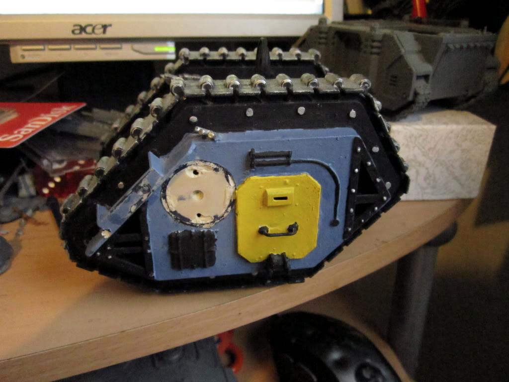 Chaos Space Marines, Death Guard, Land Raider, Rogue Trader, Work In Progress