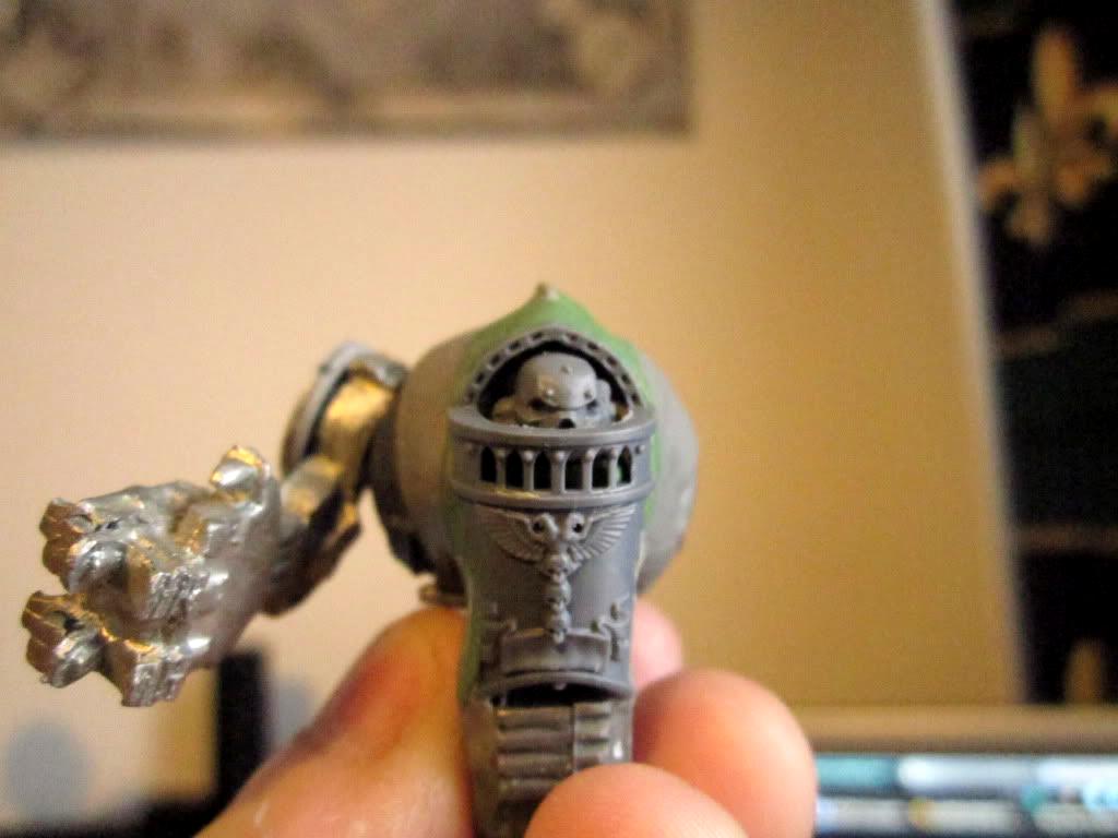 Chaos Space Marines, Contemptor, Death Guard, Dreadnought, Rogue Trader, Work In Progress