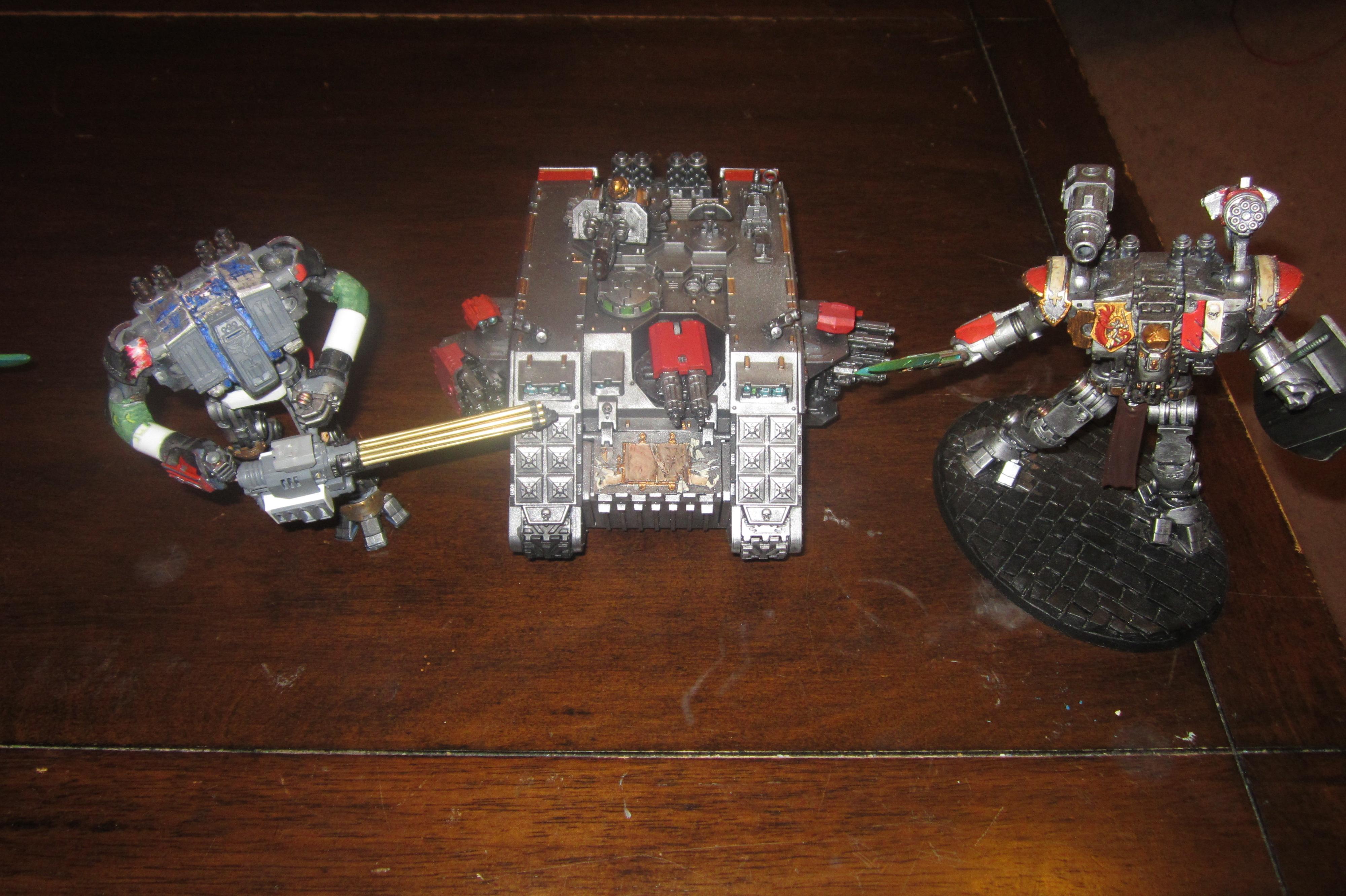 Conversion, Dreadknight, Grey Knights, Land Raider, Space Marines, Warhammer 40,000