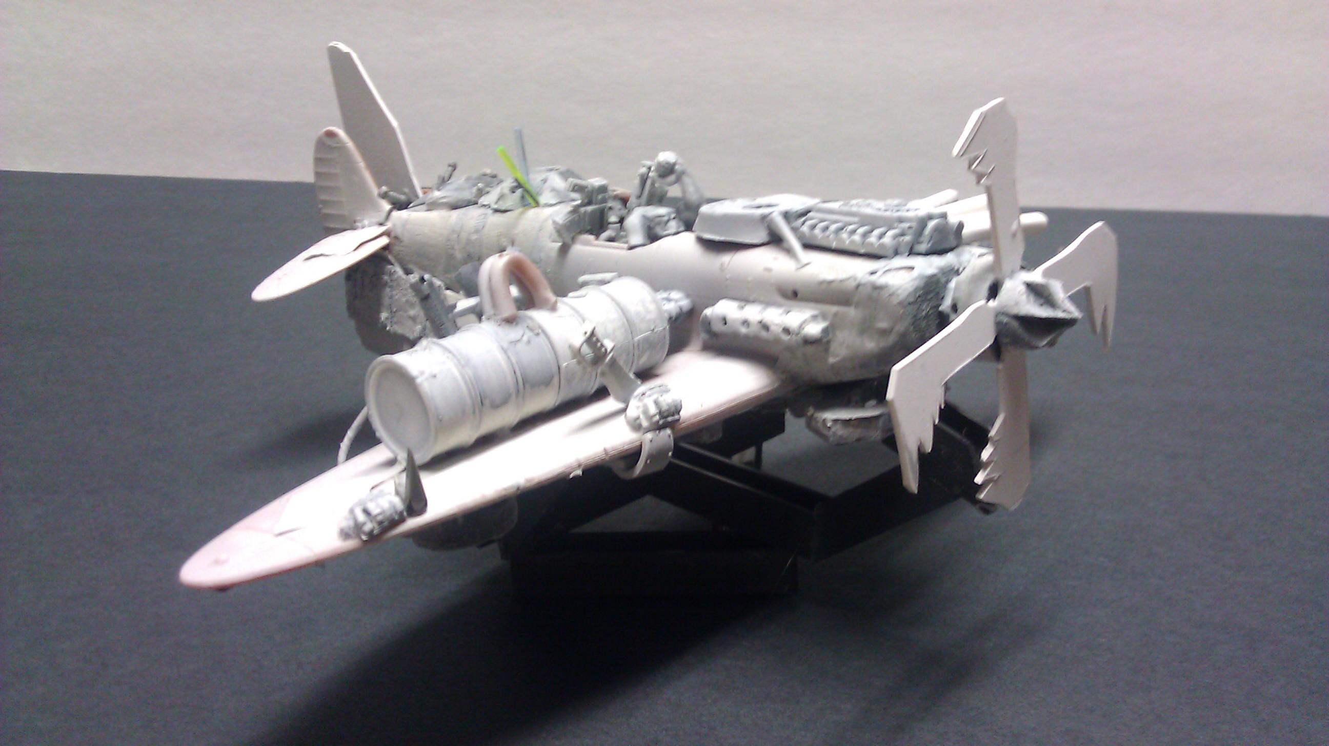 Bomber, Custom, Flama Jet, Jet, Orks, Shoota Jet, Warhammer 40,000