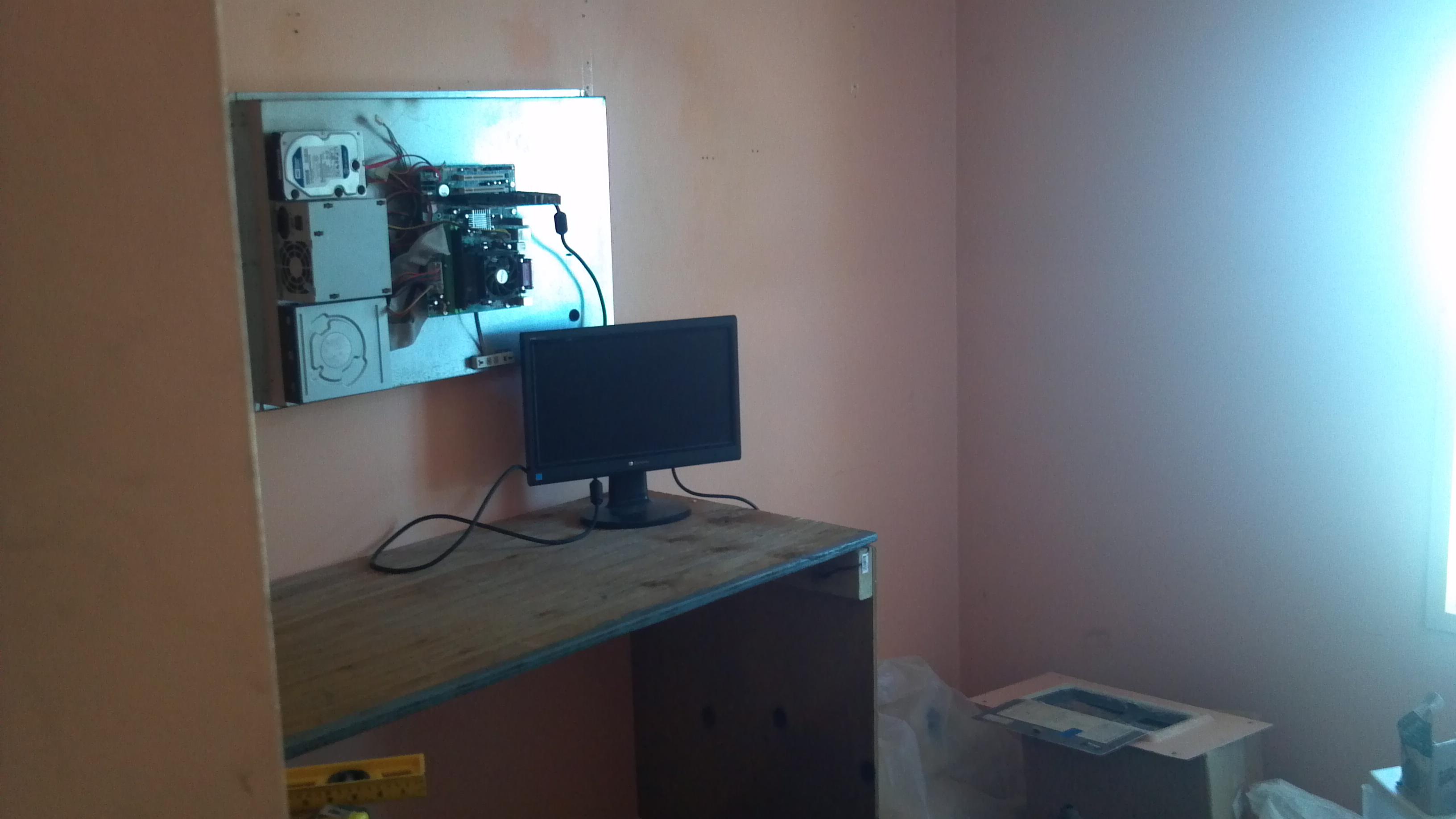 Work table in place