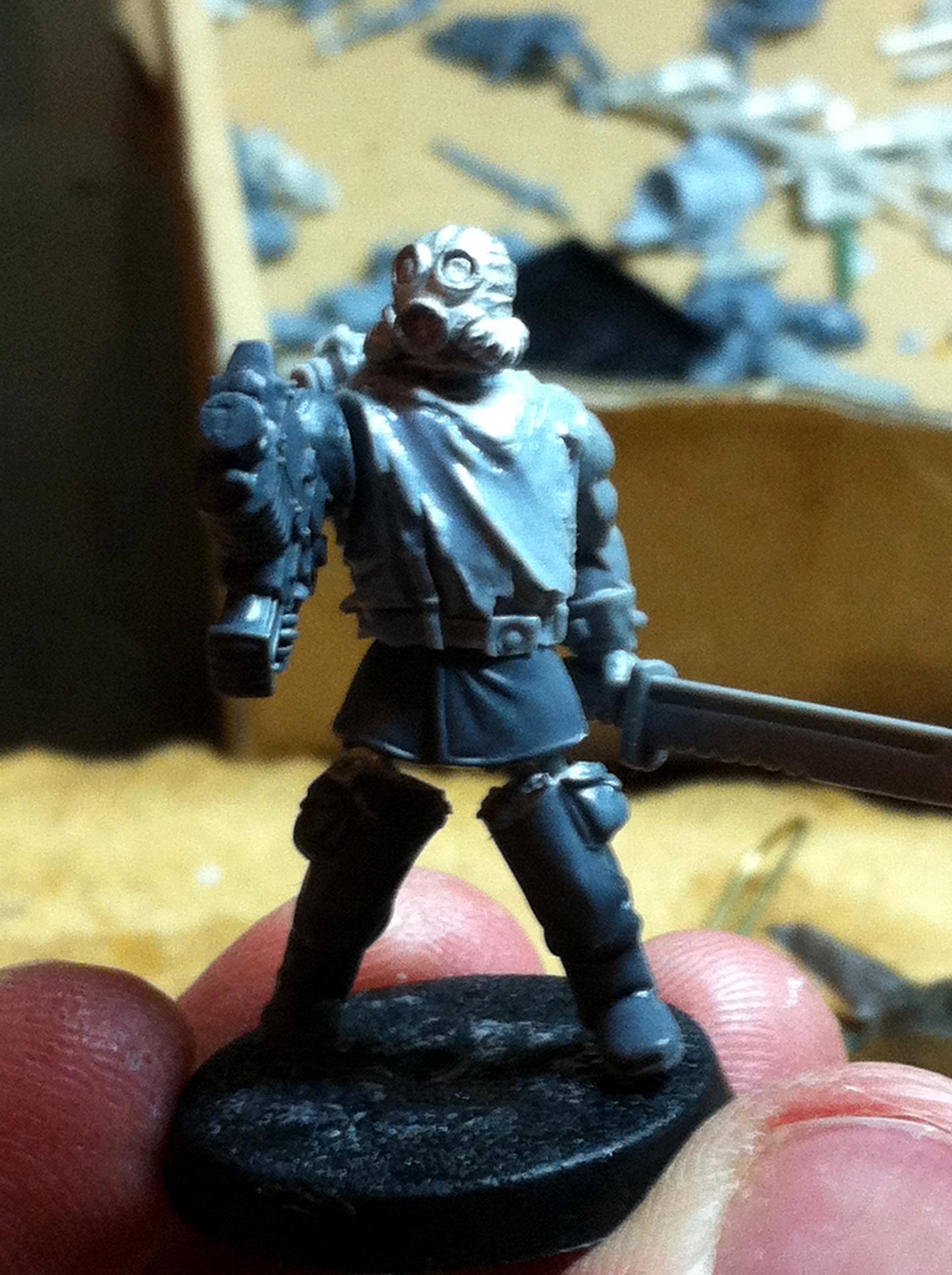Ganger, Gas Mask, Militia, Necromunda, Renegade