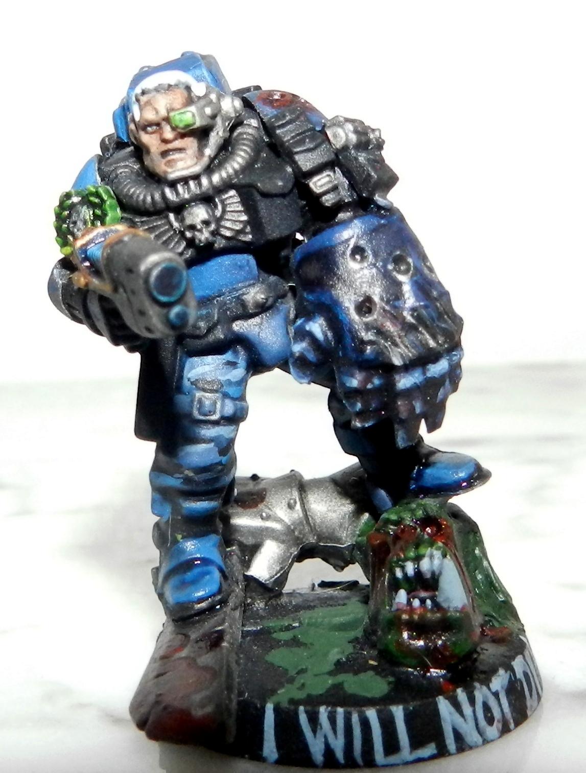 Adeptus Arbites, Blood, Cadians, Camouflage, Carapace, Ccs, Conversion, Count As, French, Gears Of War, Gore, Grenadier, Grenadiers, Guardsmen, Headquarters, Imperial Guard, Junior Officer, Officer, Ork Abuse, Plasma Gun, Power Fist, Scars, Scouts, Sergeant, Urban, Warhammer 40,000, Wolf Scout, Work In Progress