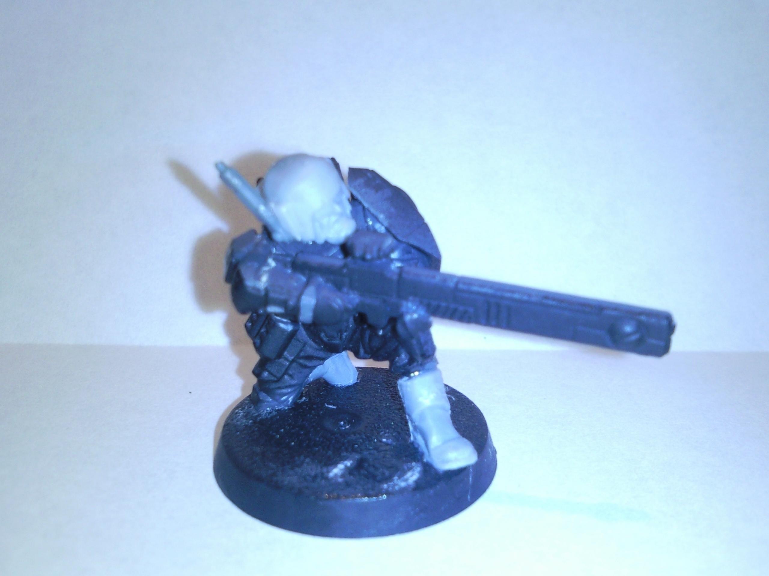 Basic fire warrior crouching 