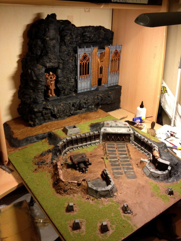 Display Board, Terrain, Warhammer 40,000, Work In Progress