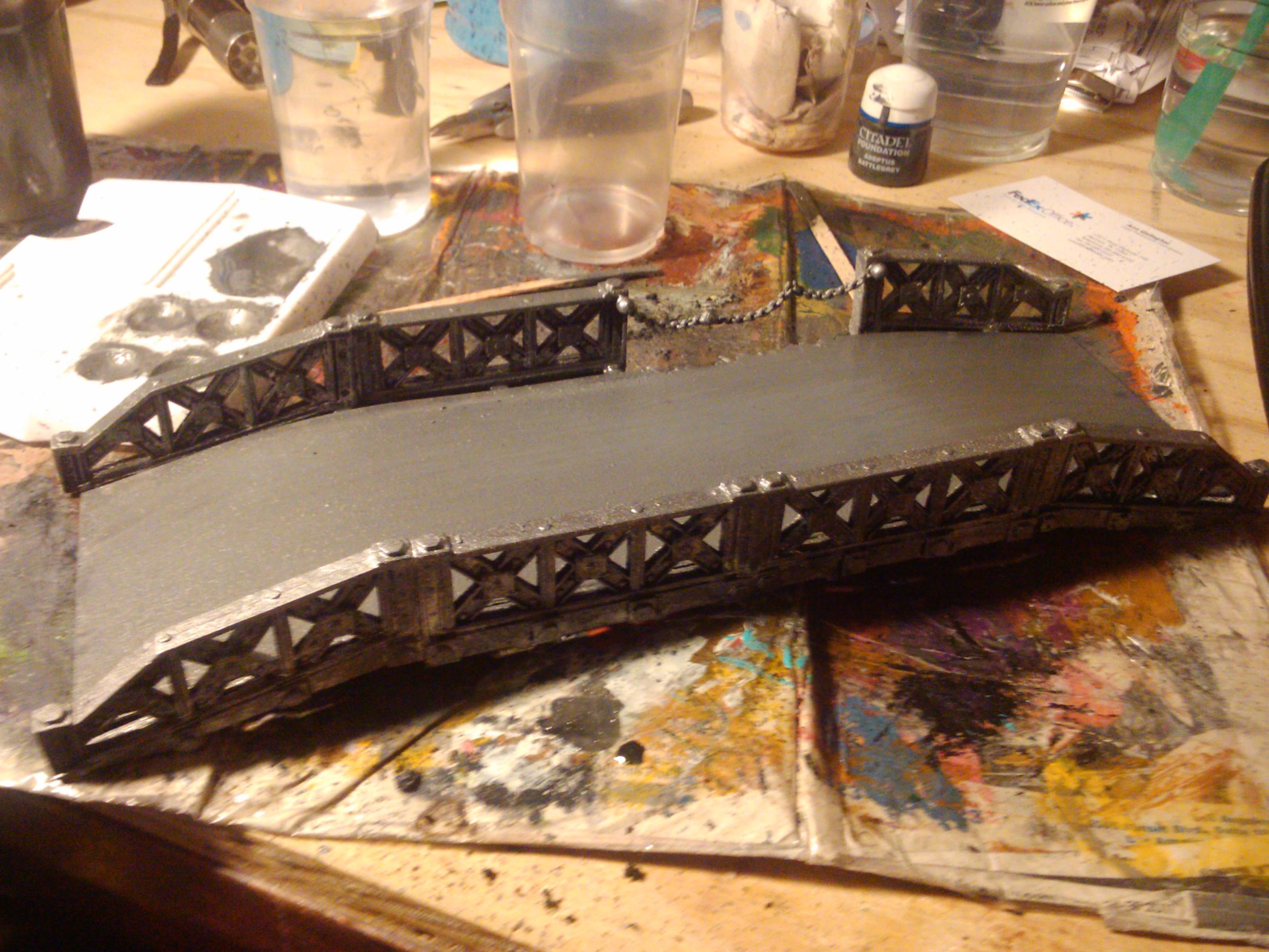 Bridge, Build, Cardstock, Hobby, Maiden, Modeling, Painting, Plasticard, Project, Terrain