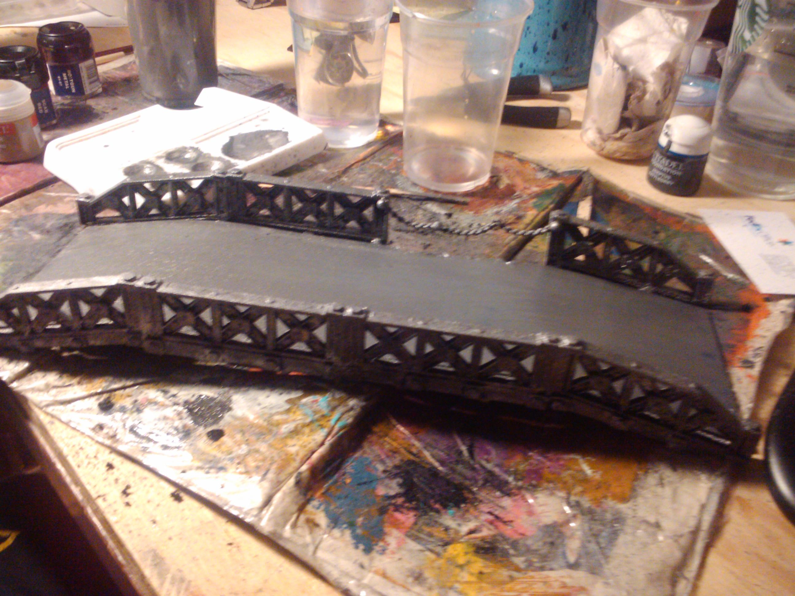 Bridge, Build, Cardstock, Hobby, Maiden, Modeling, Painting, Plasticard, Project, Terrain