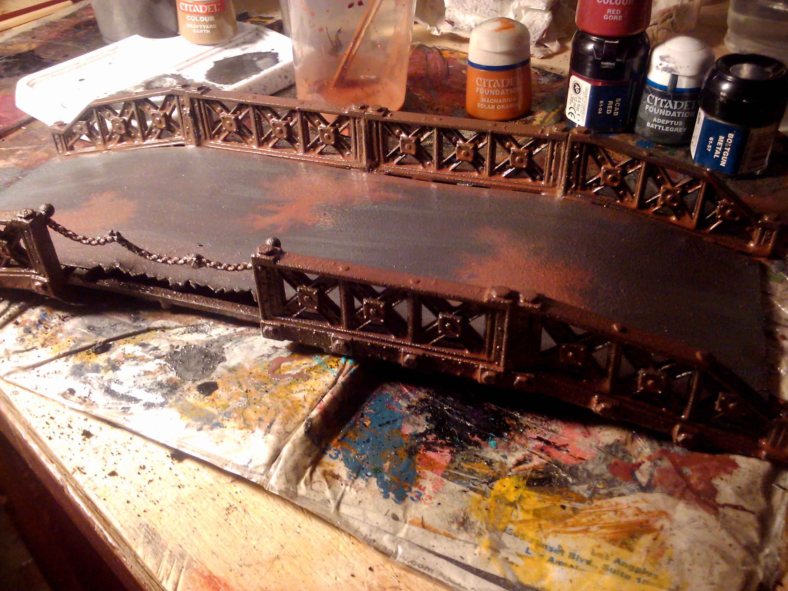 Bridge, Build, Cardstock, Hobby, Maiden, Modeling, Painting, Plasticard, Project, Terrain