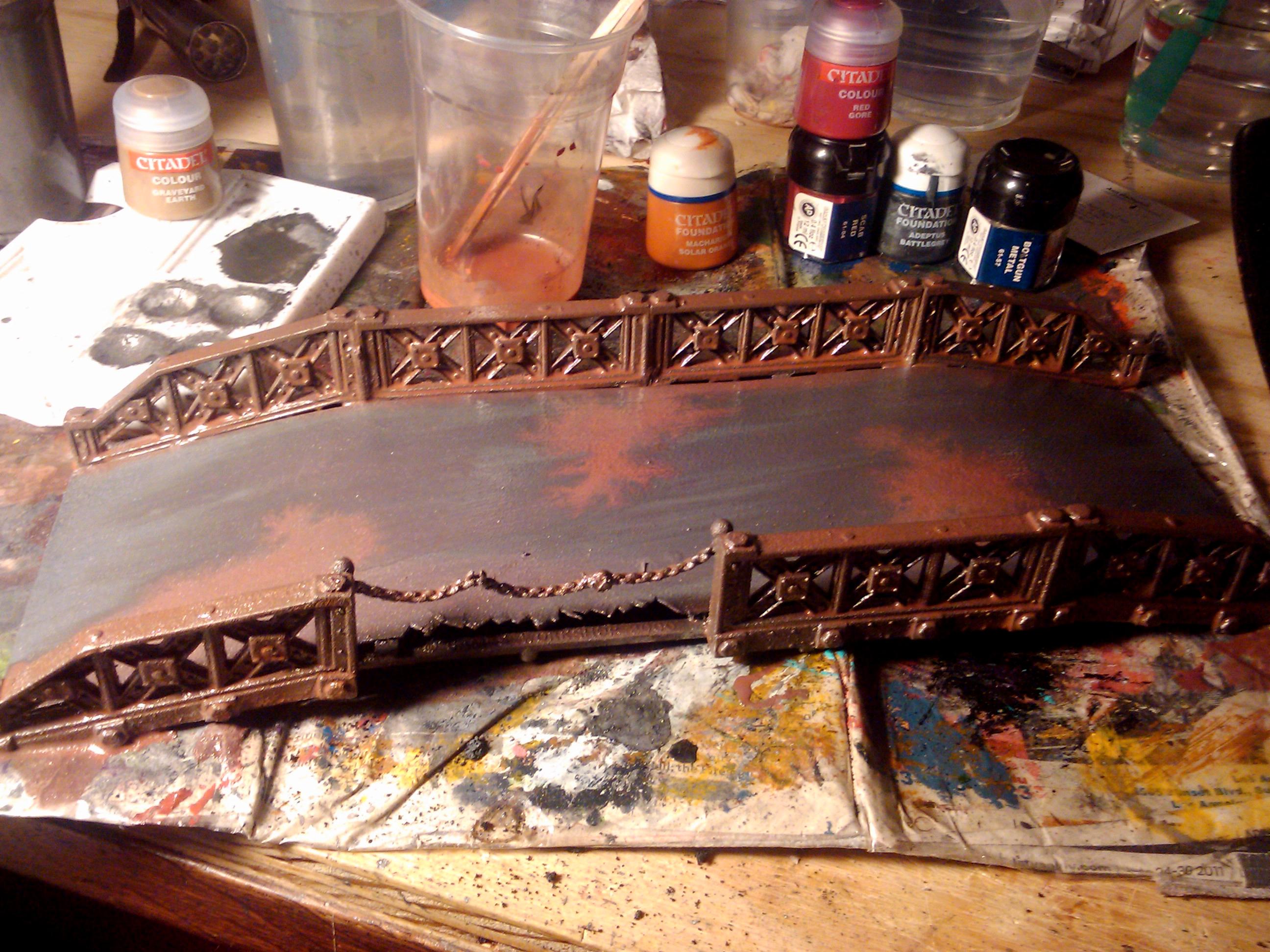 Bridge, Build, Cardstock, Hobby, Maiden, Modeling, Painting, Plasticard, Project, Terrain