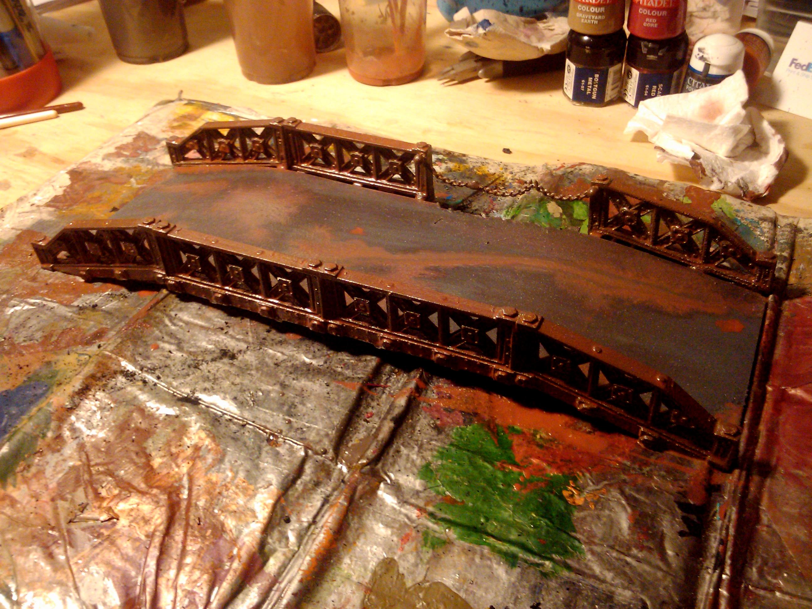 Bridge, Build, Cardstock, Hobby, Maiden, Modeling, Painting, Plasticard, Project, Terrain