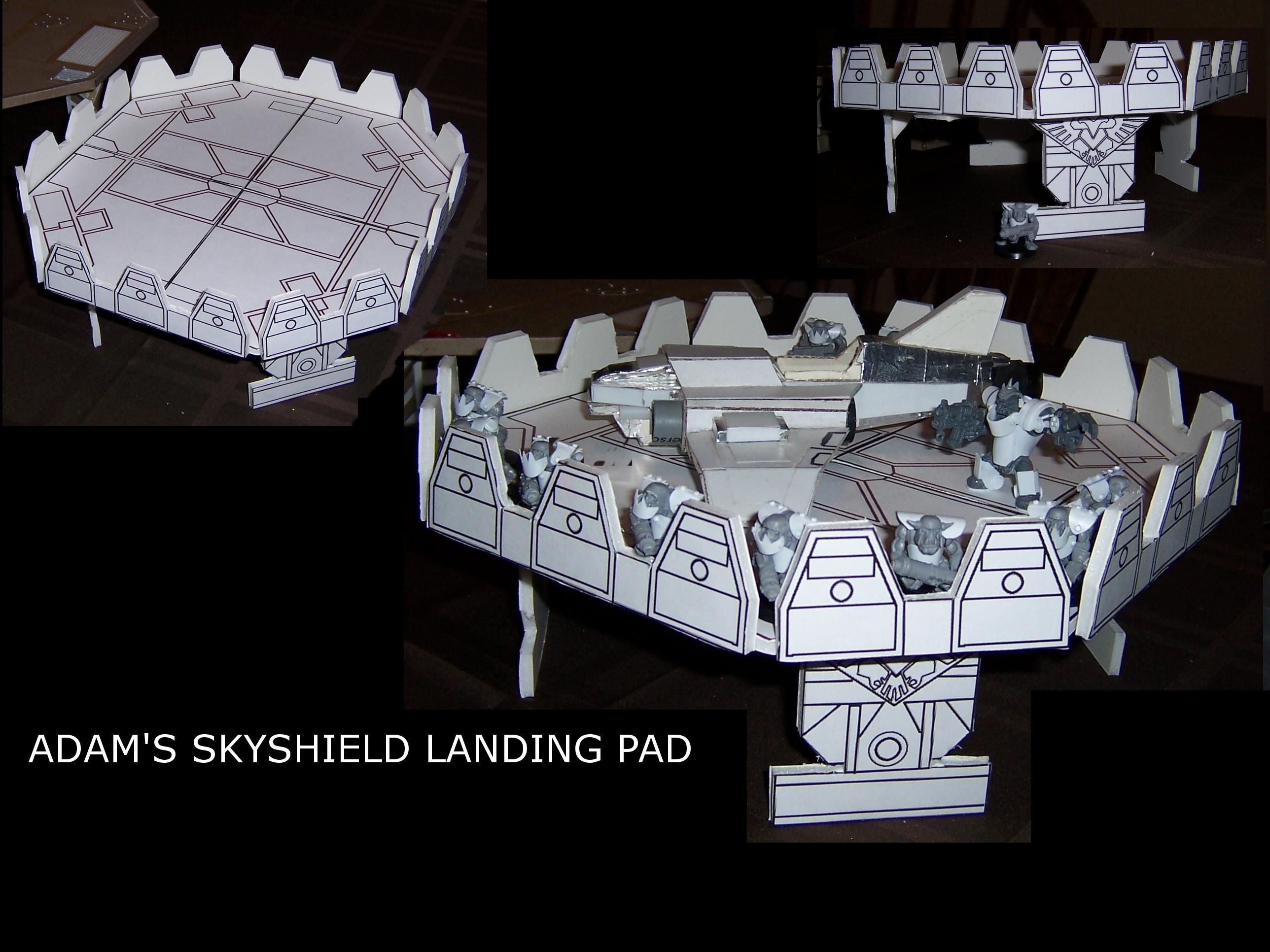 Scratch Build, Skyshield Landing Pad, Terrain