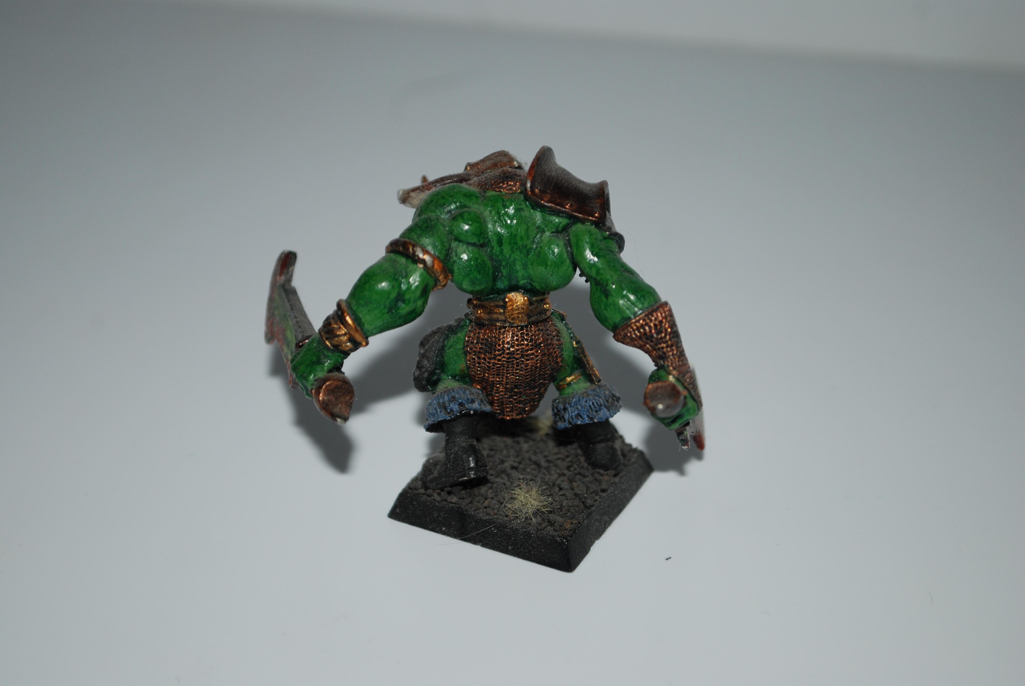 Model was originally a "Celtic Warrior"... Repurposed, reposed, and Greenstuffed