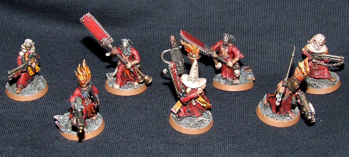 Fire, Necromunda, Purge, Redeemer, Redemptionists