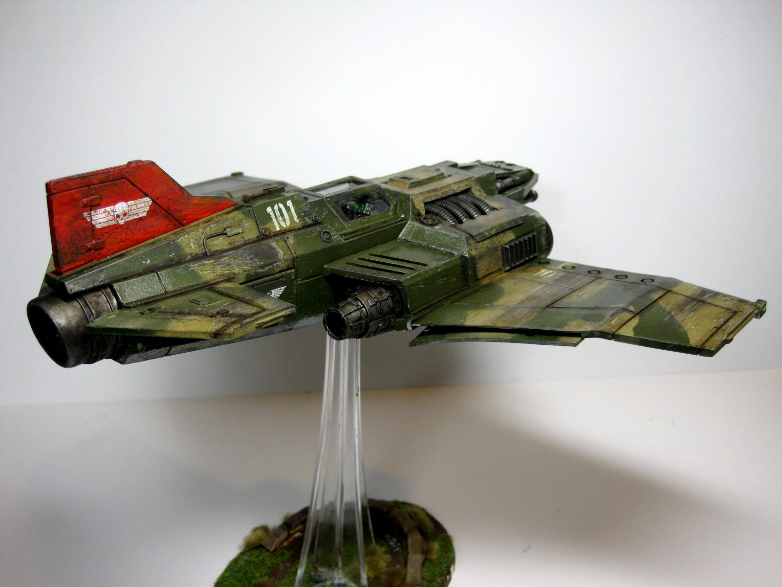 Catachan, Fighter, Heavy, Imperial, Navy, Thunderbolt, Warhammer 40,000